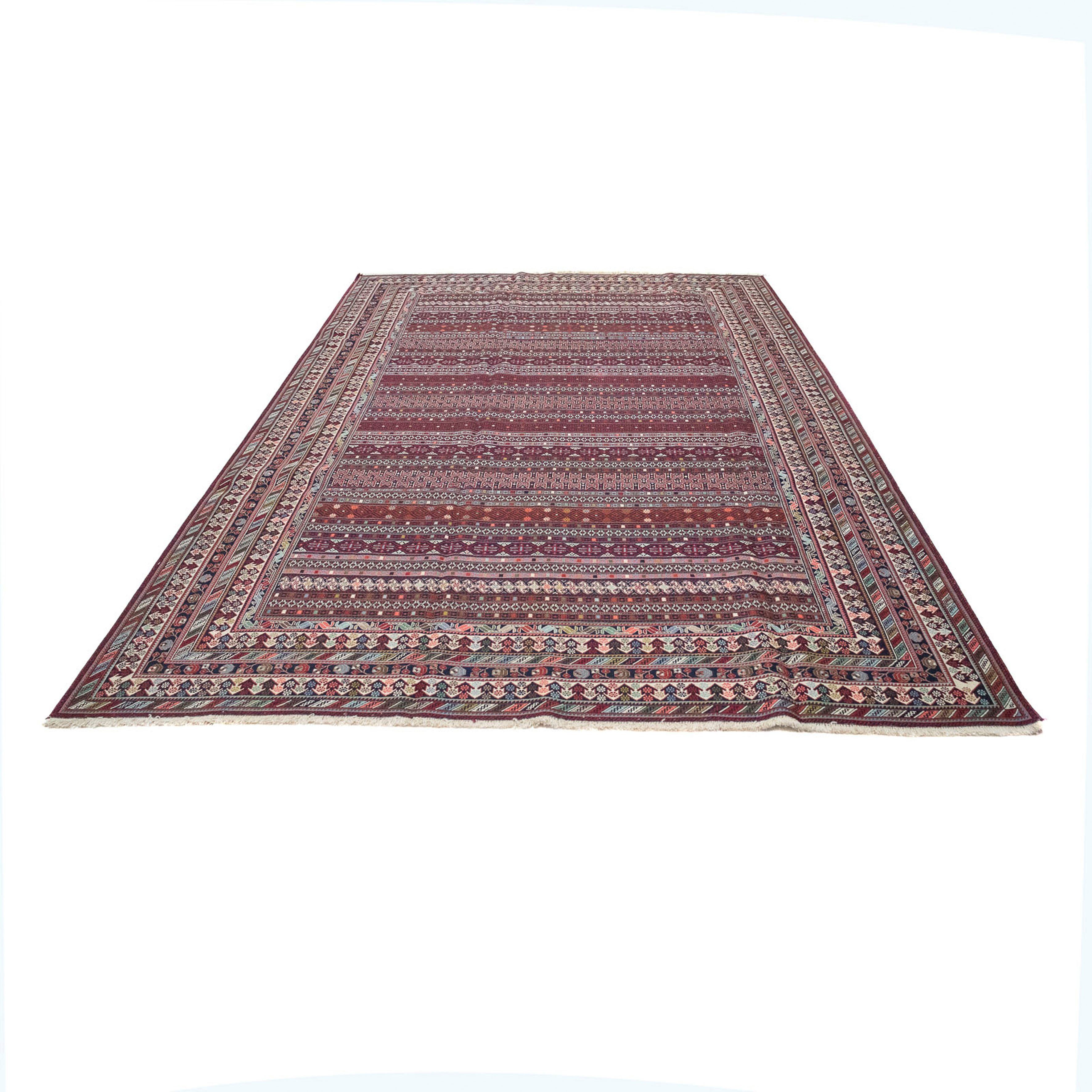Orientteppich Perser - Nomadic - 304 x 196 cm - mehrfarbig, morgenland, rechteckig, Höhe: 10 mm, Wohnzimmer, Handgeknüpft, Einzelstück mit Zertifikat