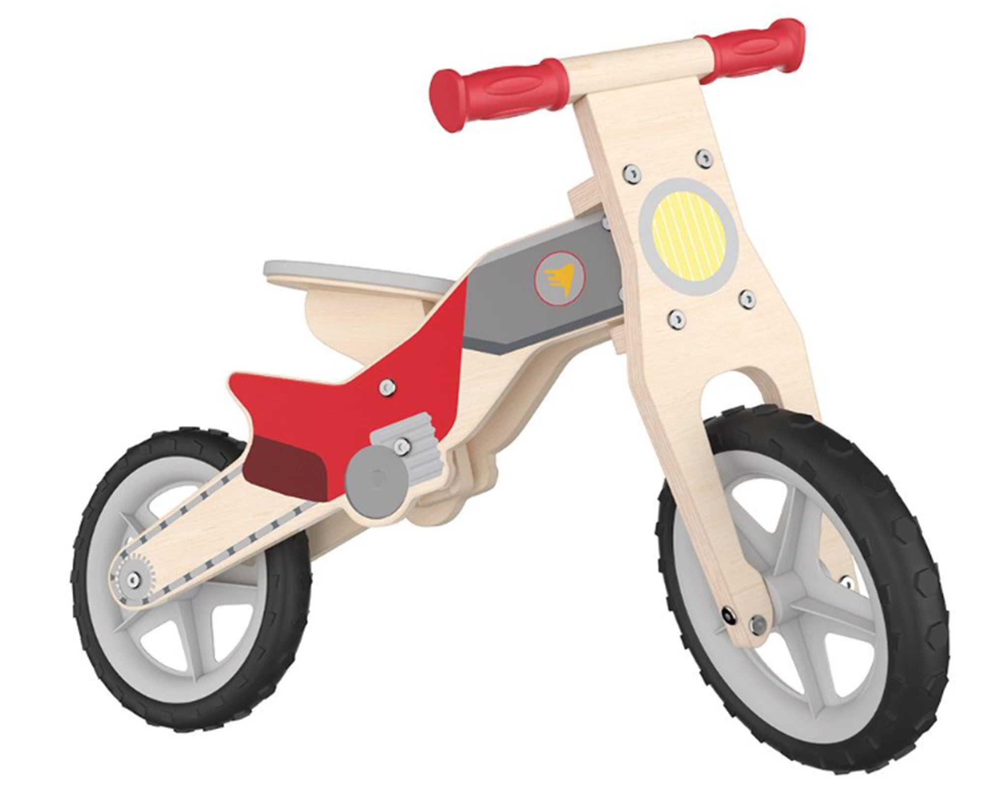 Playtive Laufrad PLAYTIVE Laufrad Motorrad Kinderlaufrad Höhenverstellbar 20kg Lernrad