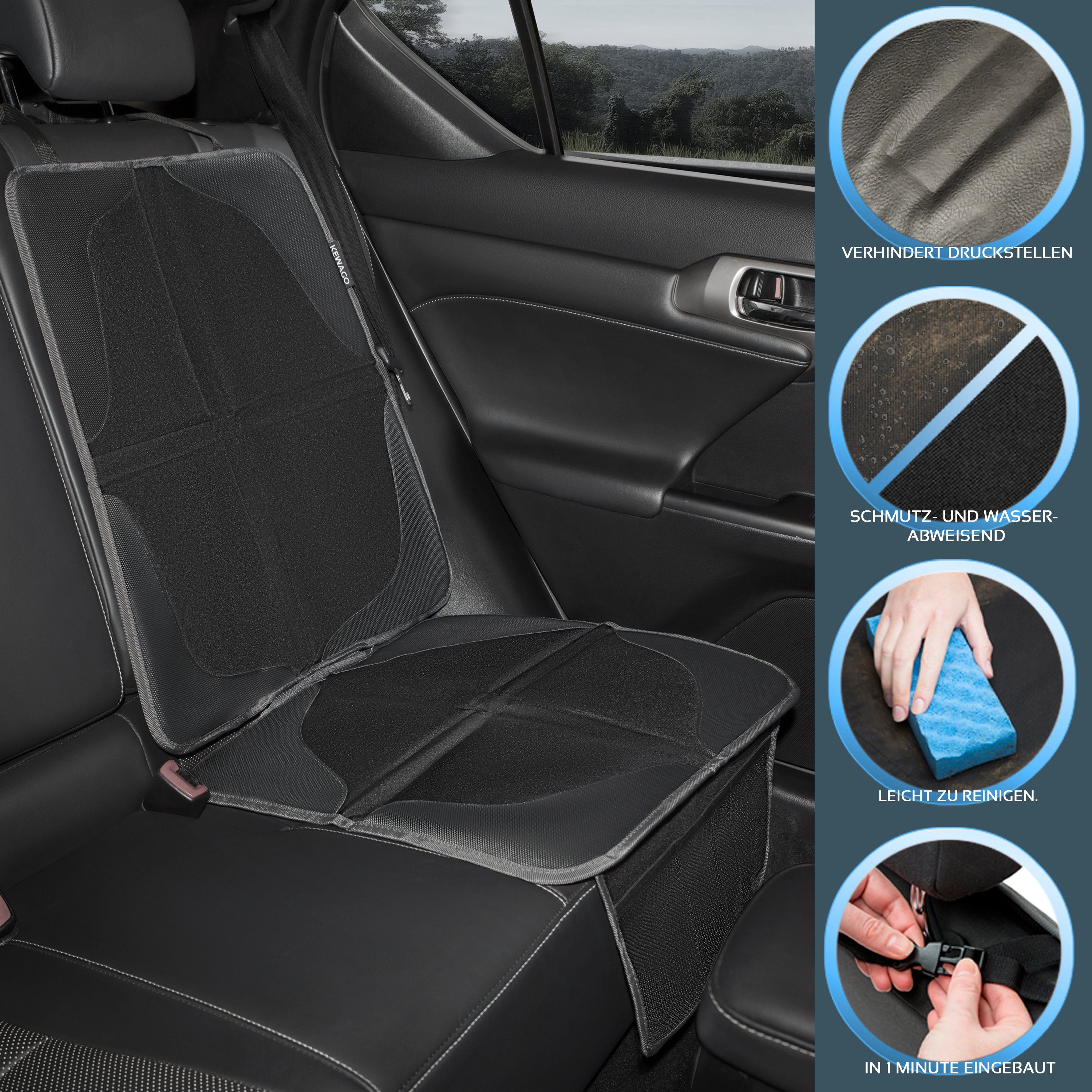 Kewago Rückenlehnenschutz, Sitzschoner Auto Rückenlehne für die