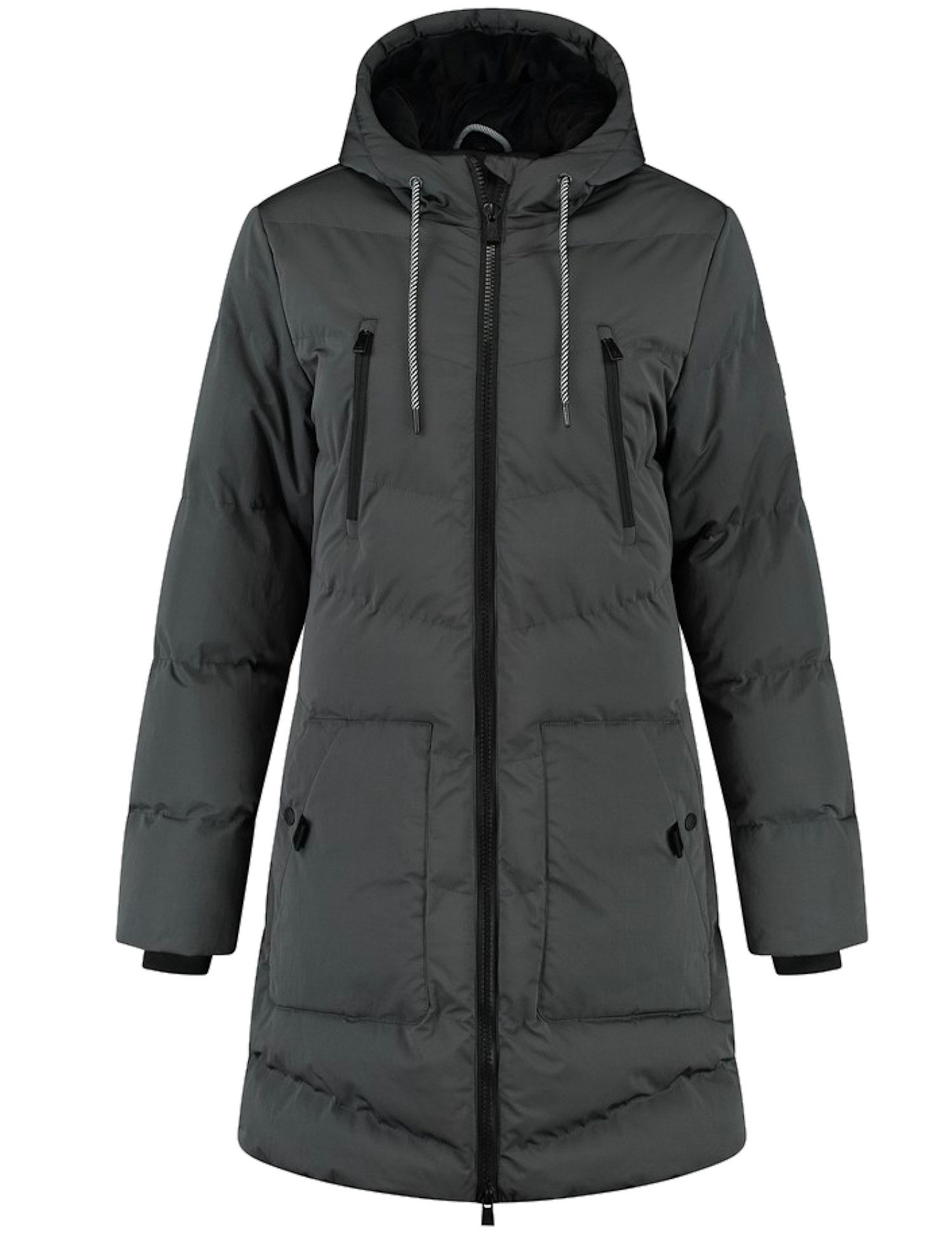 Kjelvik Wintermantel Elles Padded Schmal geschnittener Steppmantel mit Kapu günstig online kaufen