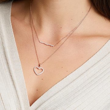 JEWLIX Silberkette Kette für Damen von JEWLIX aus 925er Silber, rosévergoldet