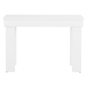 Homestyle4u Esstisch Tisch 90x60 cm Weiß Holz Wohnzimmertisch (kein Set)
