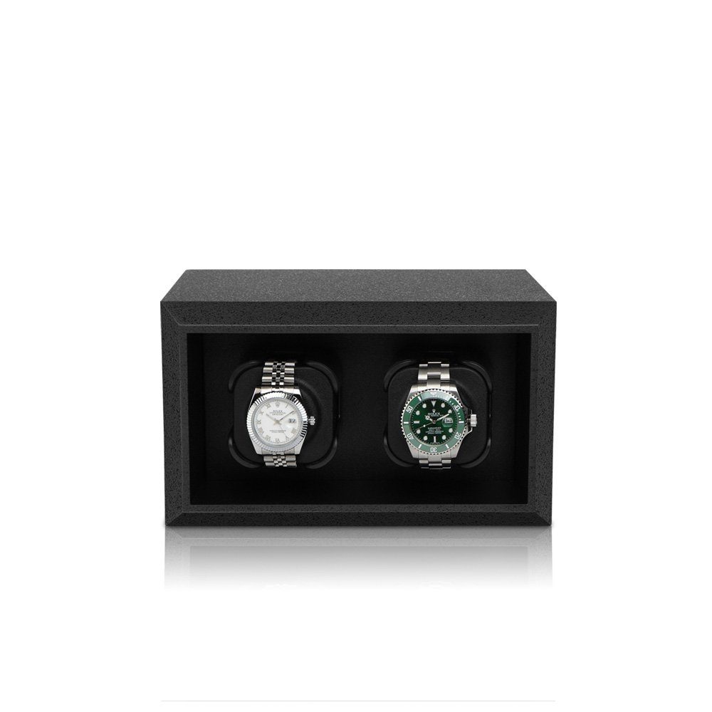 LUXWINDER Uhrenbeweger AFFINITY 2 Uhren, (Uhrenboxen, Uhrenkasten Uhrenbeweger 2 Uhren)