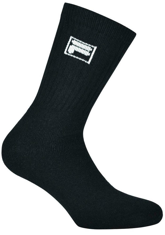 Fila Sportsocken (Packung, 6-Paar) Klassische black-white-grey Tennissocken 6er Pack im