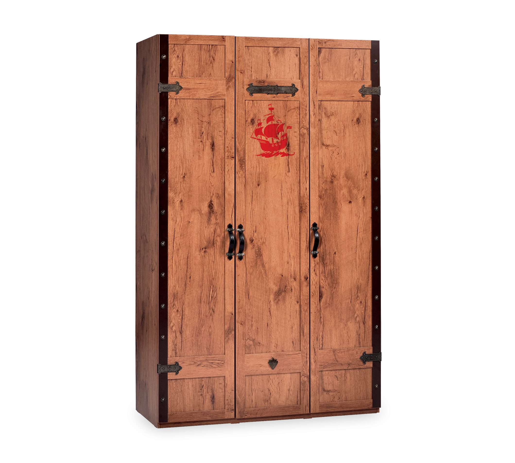 Möbel-Zeit Kleiderschrank PIRATE 3-türig