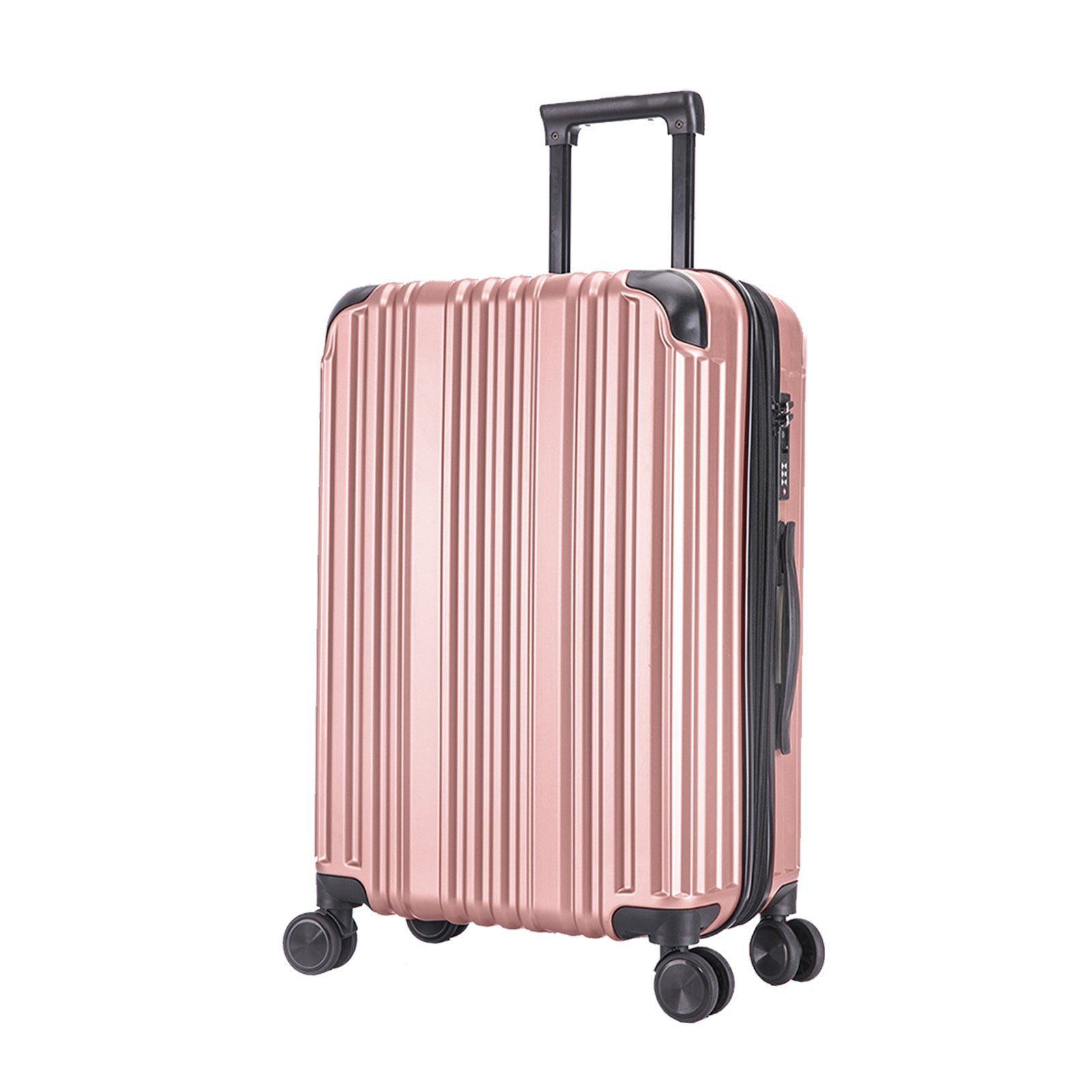interGo Hartschalen-Trolley Reisekoffer mit 4 Rollen günstig online kaufen