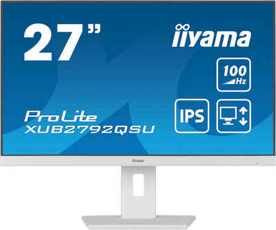 Iiyama iiyama ProLite XUB2792QSU 27" 16:9 WQHD IPS Display weiß LED-Monitor