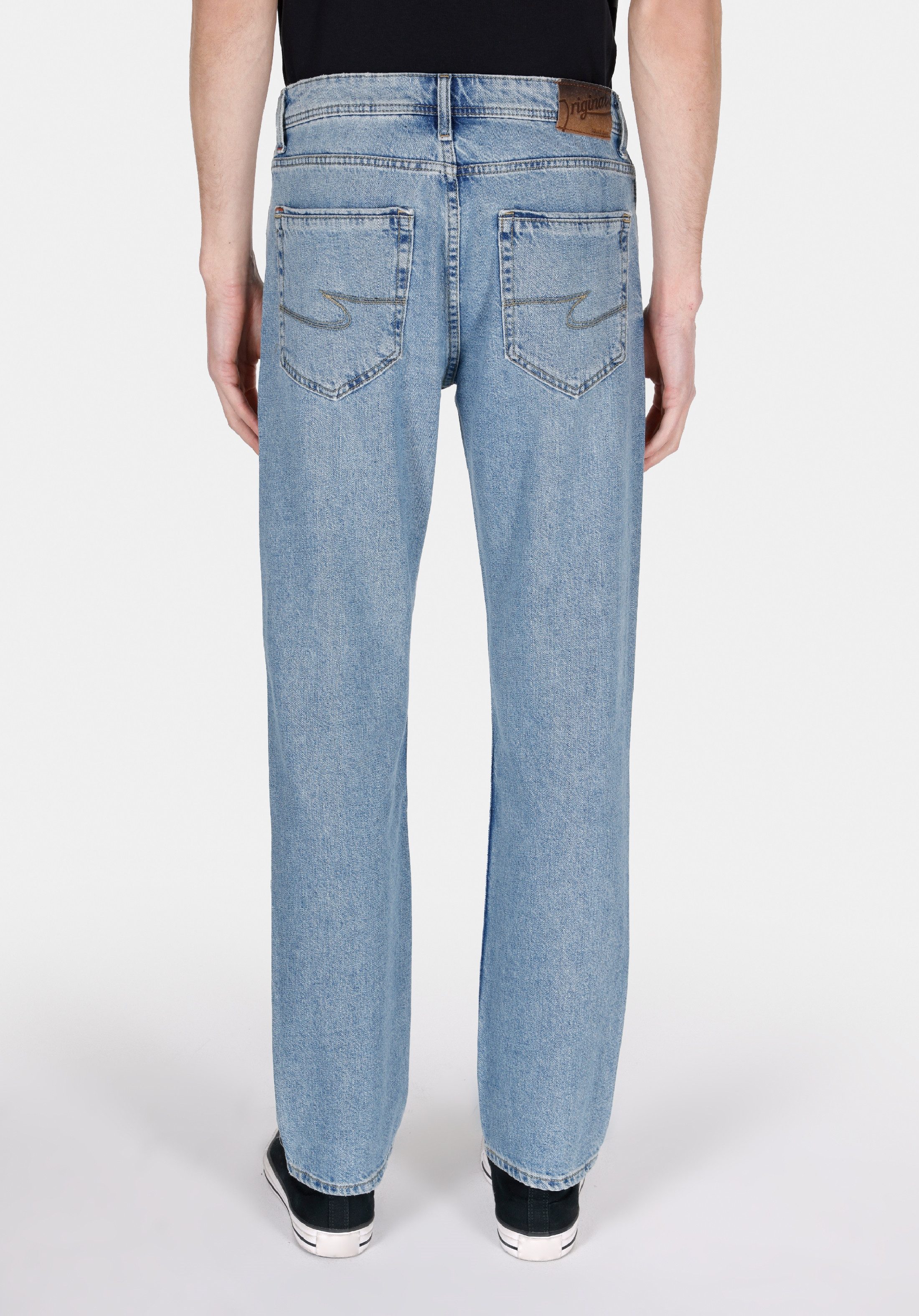 Colins Stretch-Jeans Colins Herren-Jeans mit normaler Passform und mittlerer Taille und ger