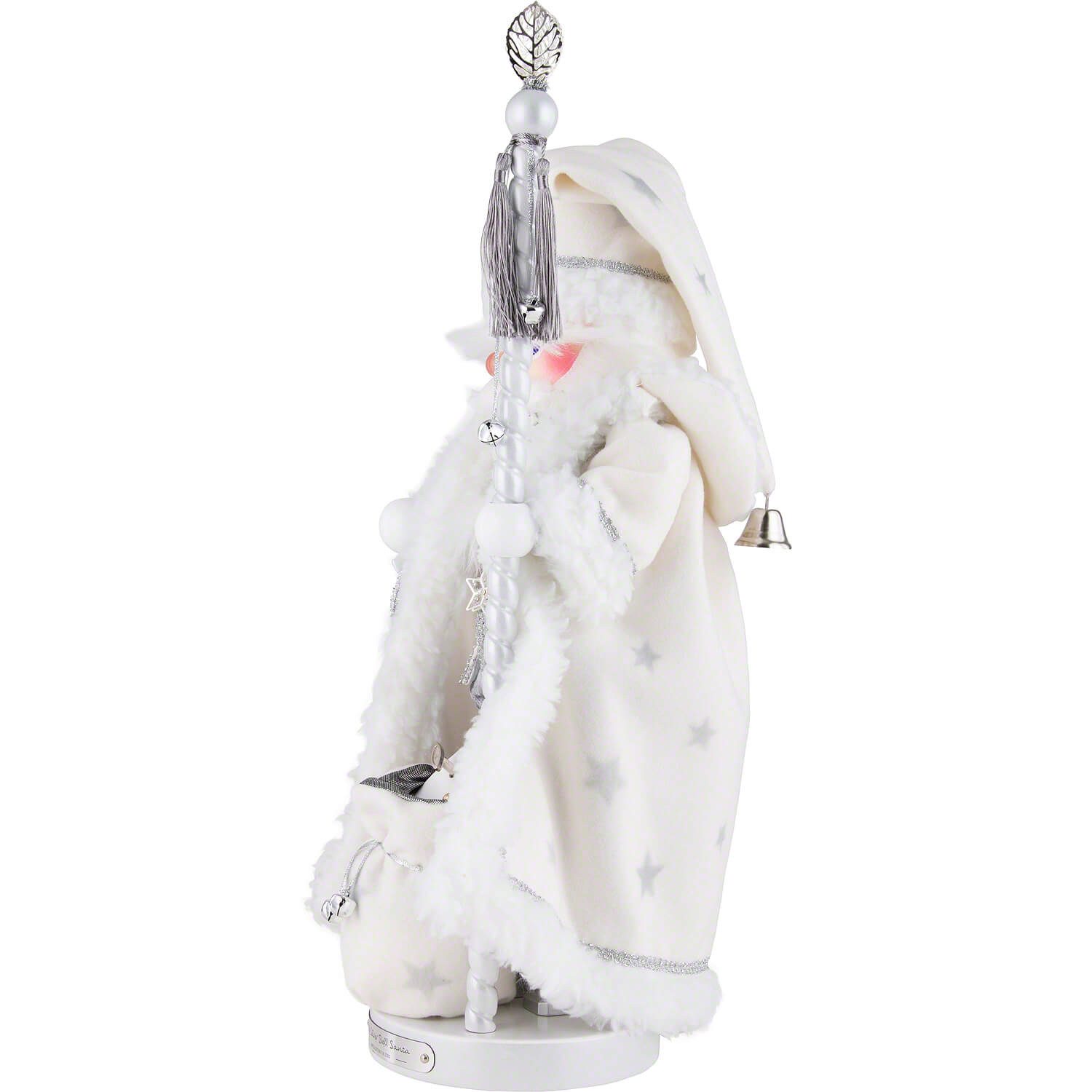 Steinbach Volkskunst GmbH Nussknacker Weihnachtsmann "Cozy Silver Bell Santa" (58cm) Nussknacker von Steinba