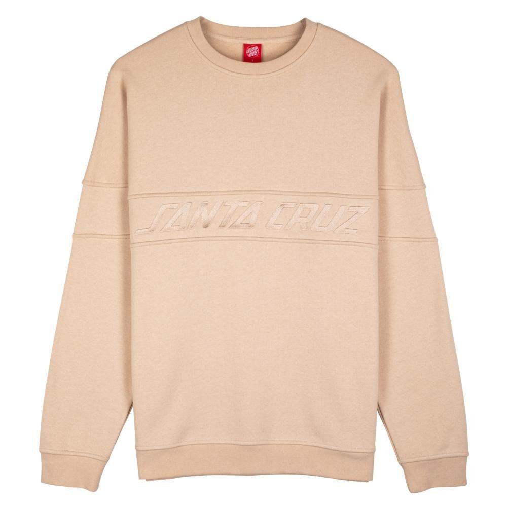 Santa Cruz Sweater Sweatpulli Santa Cruz Crew Tonal Strip, G L, F oat Sweatpulli mit Rundhalsausschnitt