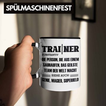 Trendation Tasse Trainer Tasse Geschenk Bester Coach Geschenkidee Spruch