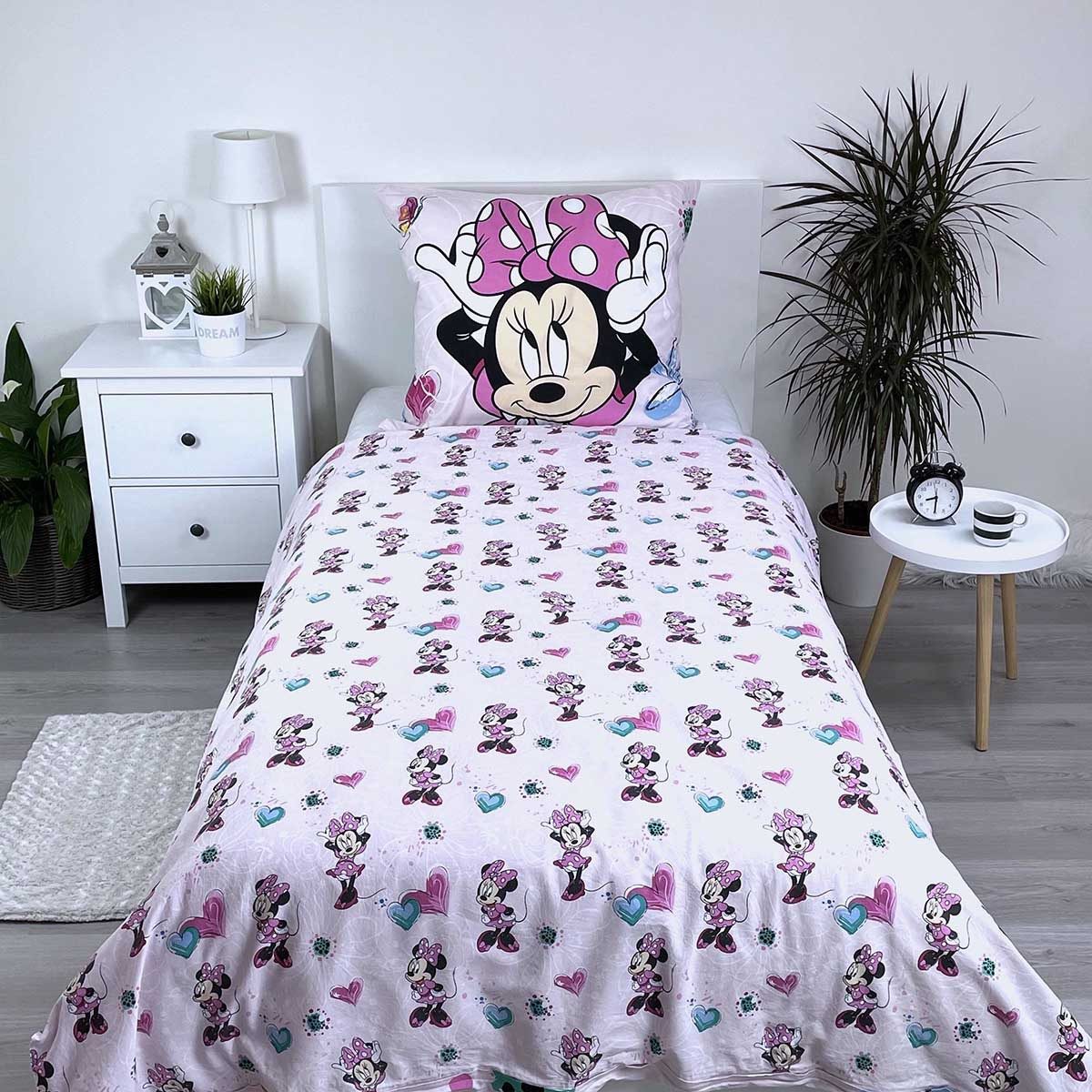 Disney Kinderbettwäsche Minnie Mouse, Renforcé, 2 teilig