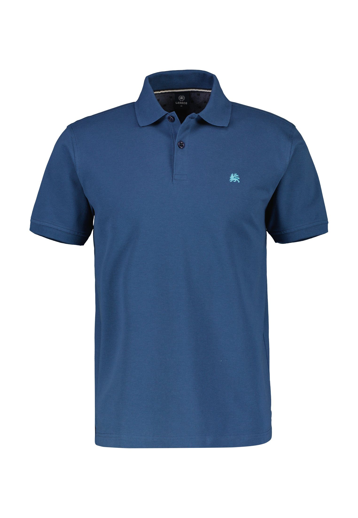 Piqué-Poloshirt, LERROS LERROS unifarben T-Shirt BLUE