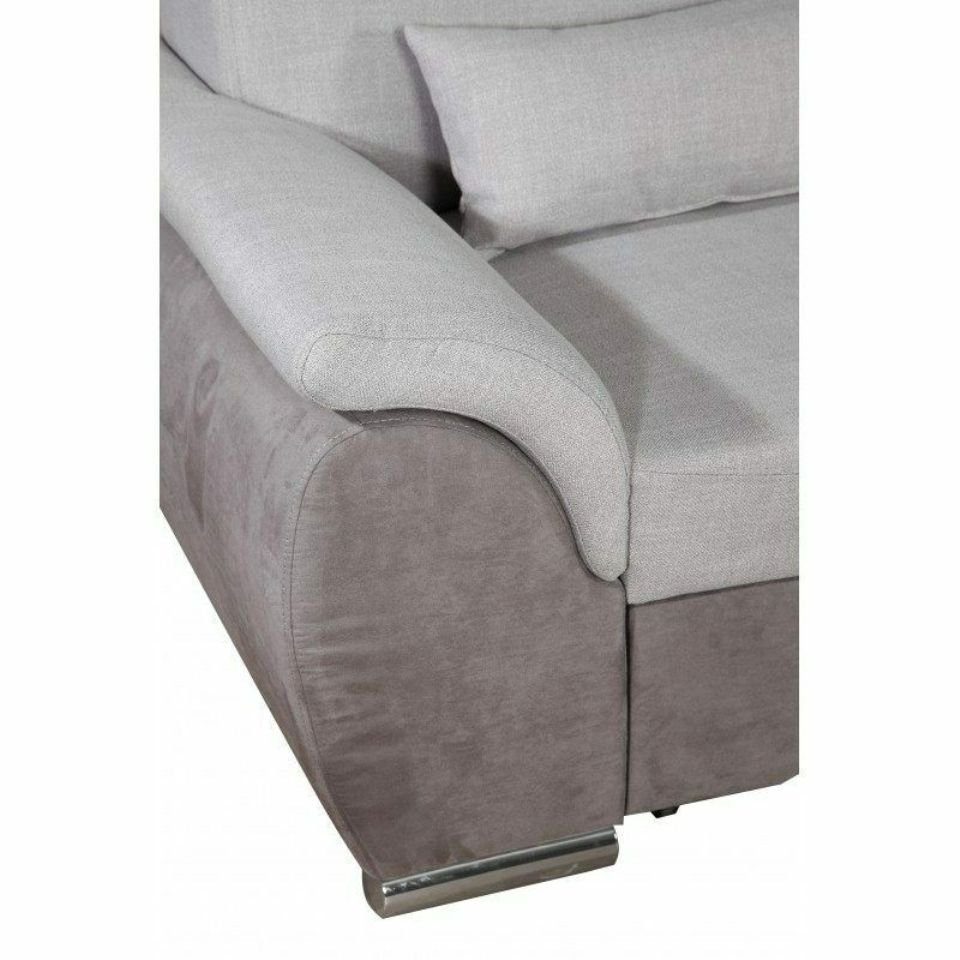 JVmoebel Sofa Neu, Couch mit Weißes in Ecksofa Modern Europe L-Form Bettfunktion Made Schlafsofa
