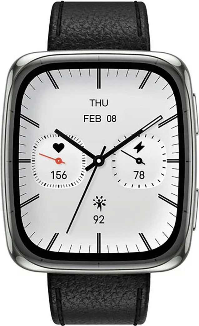 Amazfit Active 2 Square Smartwatch (4,44 cm/1,75 Zoll, Zepp OS), Hyrox Race Mode