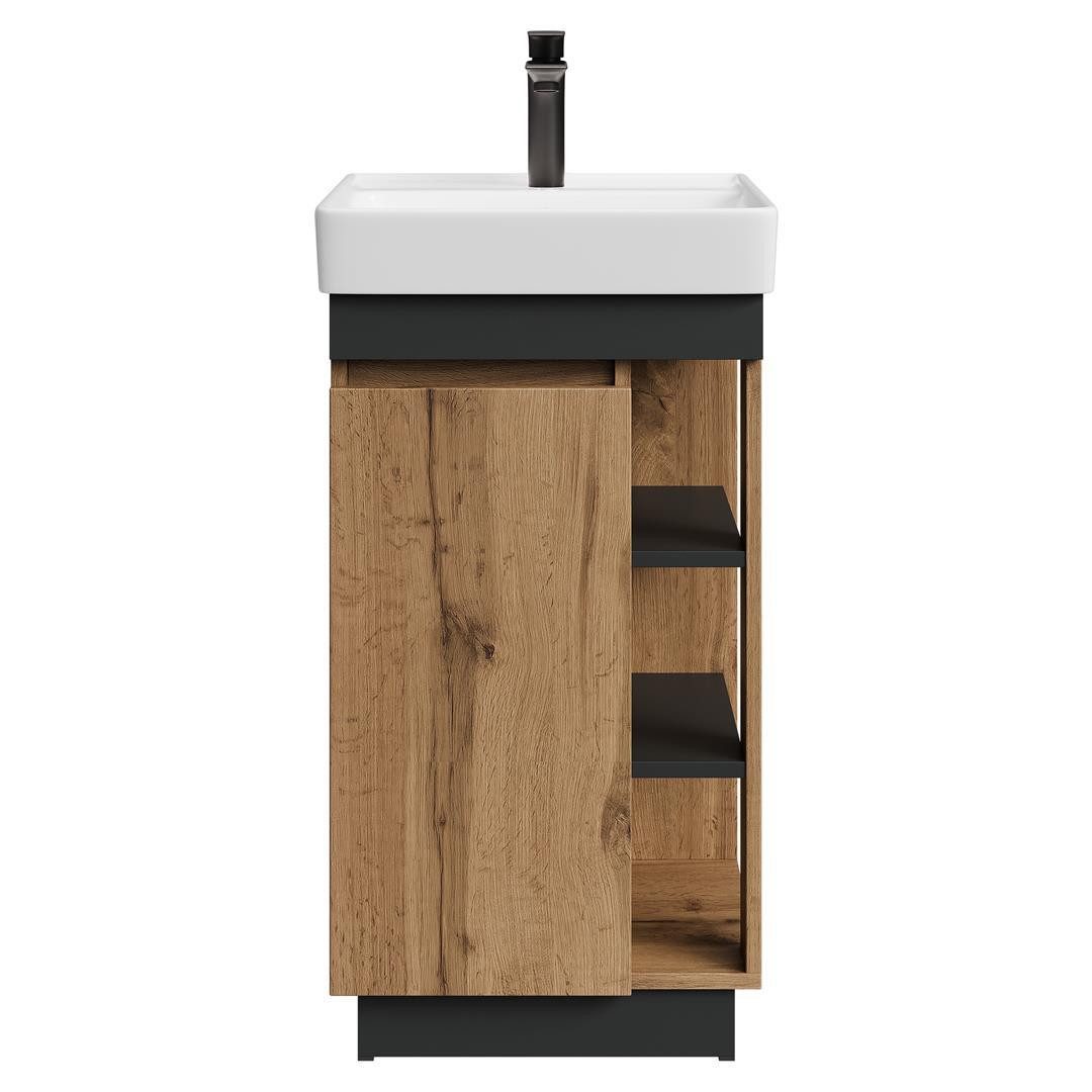 Planetmöbel Badmöbel-Set Nyx, (50cm Waschtisch mit Armatur, 2-St), Badezimm günstig online kaufen