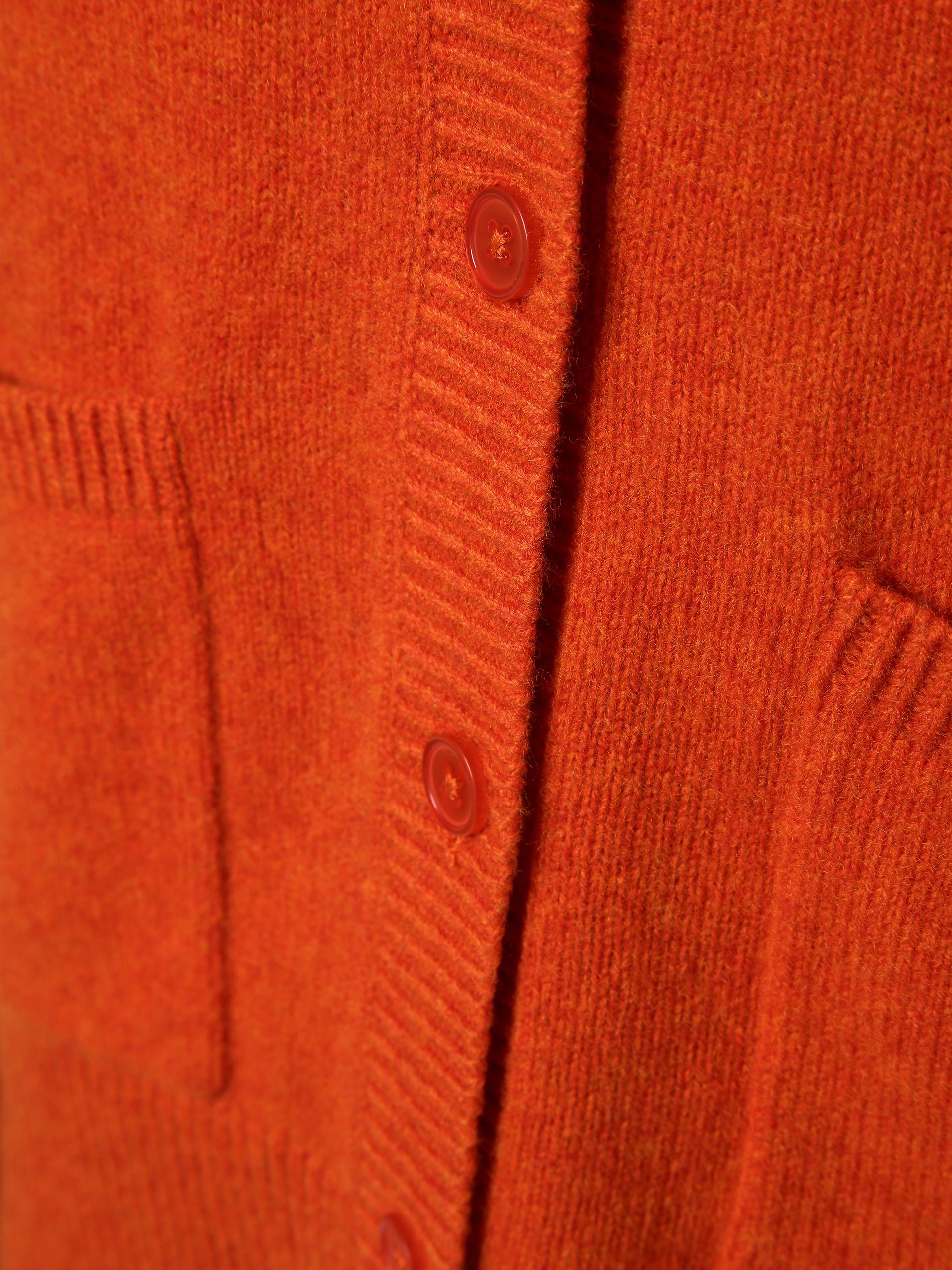 orange Franco Callegari Strickjacke