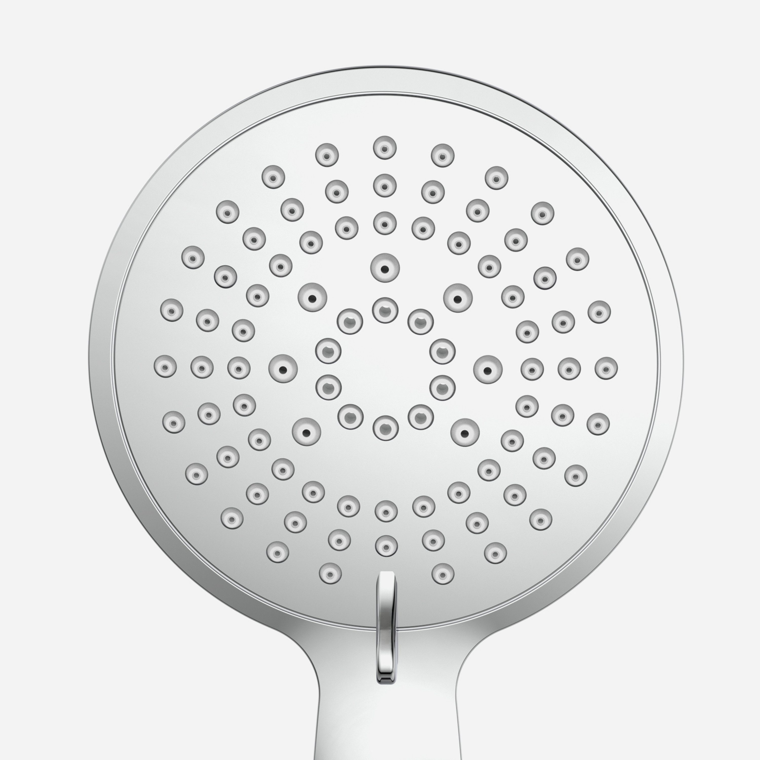 Euroshowers GmbH Handbrause Catchy Chrom 3 Strahlarten mit 150 cm Duschschlauch, (Duschset, 3-tlg., Handbrause mit Brauseschlauch und Wandhalterung), 3 Strahlarten, Anti-Kalk-System, Wandhalterung inklusive