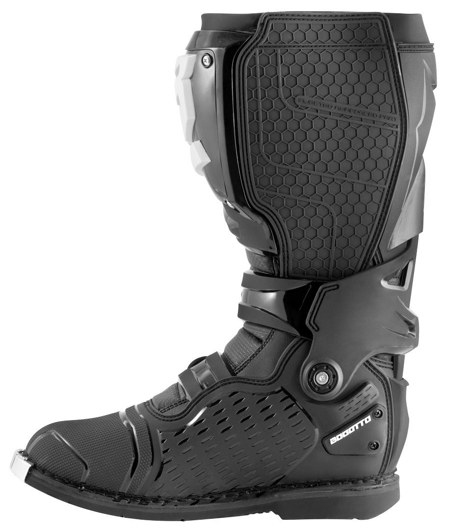 Motocross MX-7 Bogotto Motorradstiefel S Black Stiefel