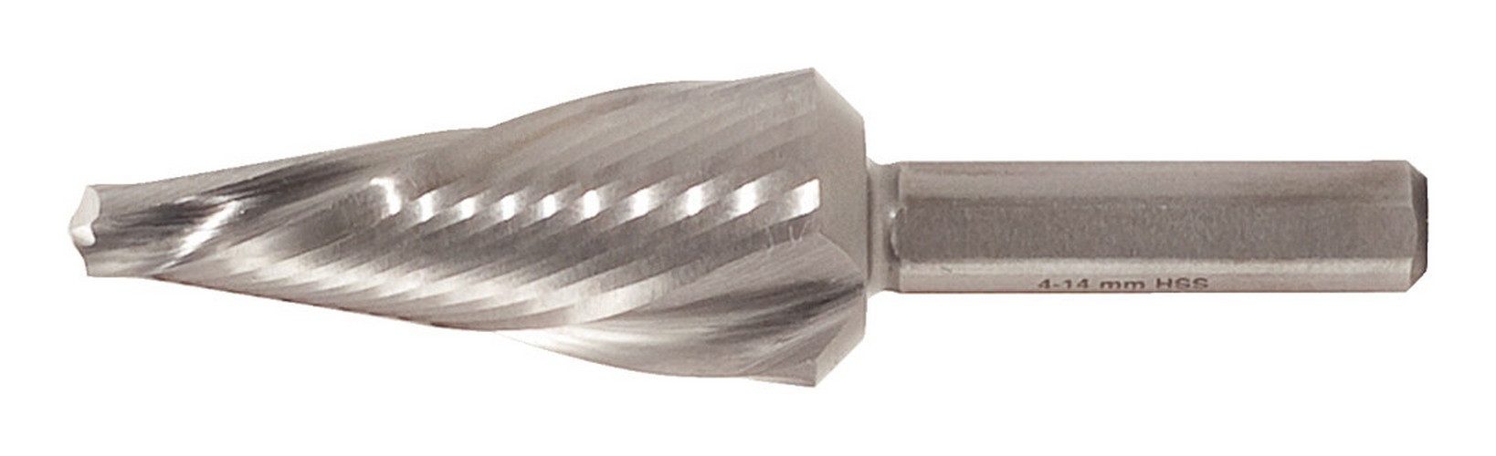 KS Tools Metallbohrer, HSS Blechschälbohrer spiralgenutet, Ø 4-14 mm