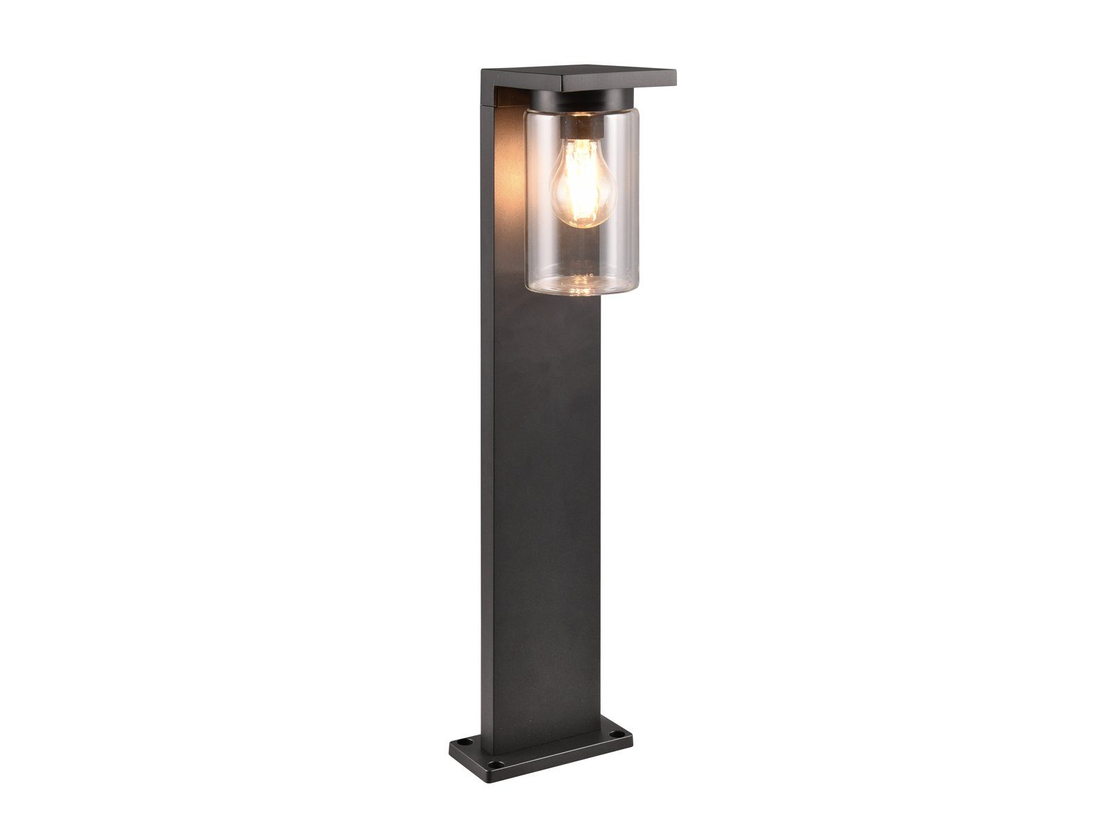 TRIO Leuchten LED Sockelleuchte, Tageslichtsensor, LED wechselbar, Warmweiß, Garten-wegbeleuchtung beleuchten, Landhaus-stil Terrassenleuchten 65cm