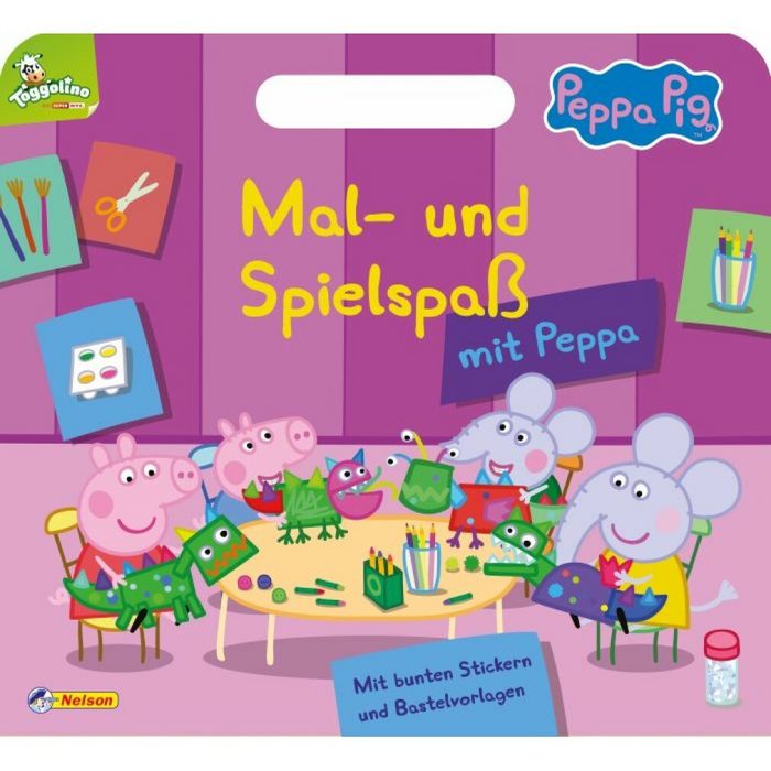Carlsen Verlag Malbecher Peppa Pig: Mal- und Spielspaß