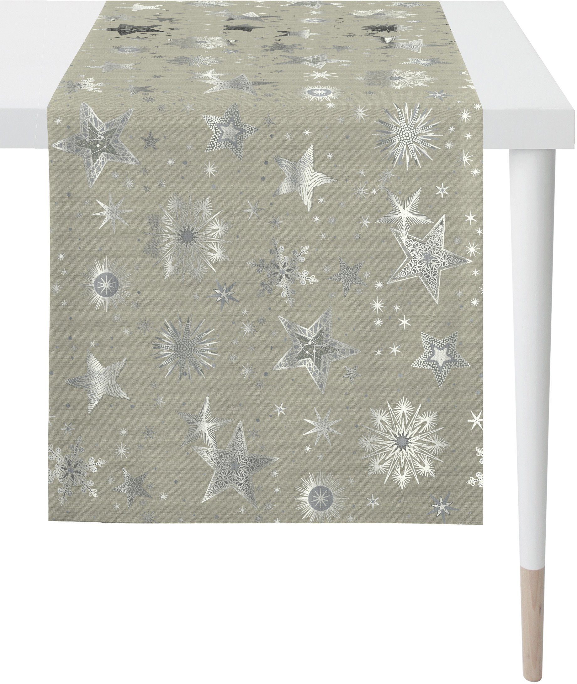 APELT Вузькі скатертини 9602 CHRISTMAS ELEGANCE, Weihnachtsdeko, Weihnachten (1-tlg), Lurex-Jacquardgewebe