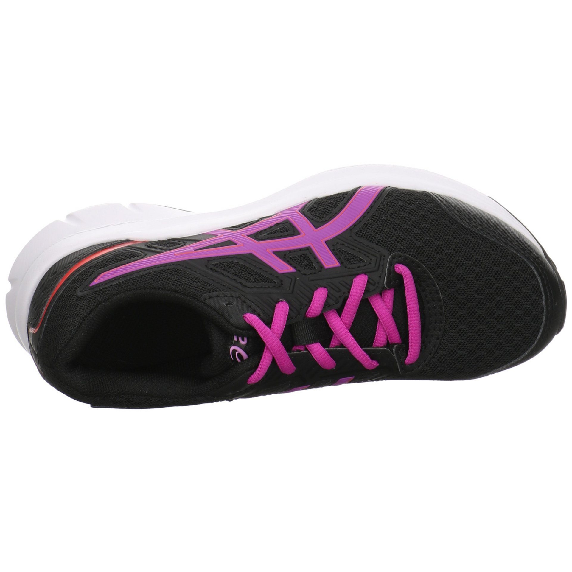 Schuhe Black Sneaker Jolt Asics 3 Sneaker GS Jungen Synthetikkombination Sneaker Pink