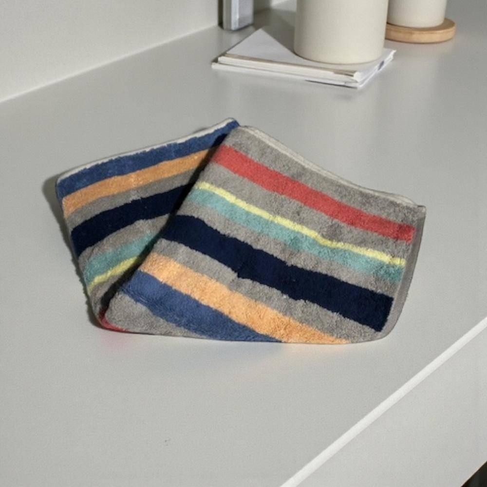 Cawö Home Handtuch Frottiertuchserie Play Blockstreifen 6243 Multicolor Col. 12 Duschtuch, Frottier