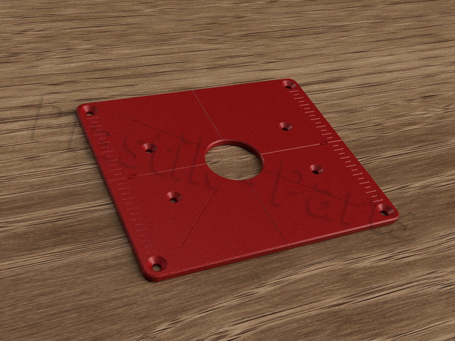 Plastik Parts Fräser-Set ABS Befestigungsplatte Einlegeplatte Frästisch Parkside POF 1200 B3 C2