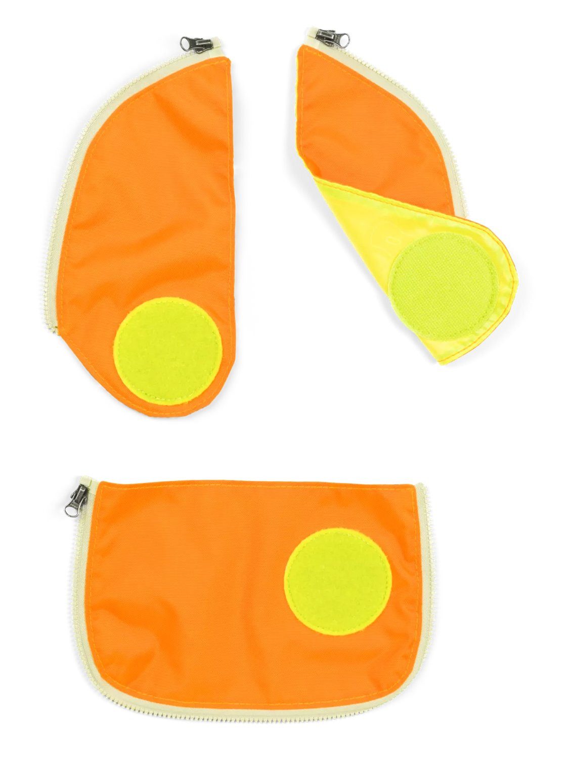 ergobag Schulranzen cubo Sicherheitsset (3-tlg., 3-teiliges Set), reflektierend