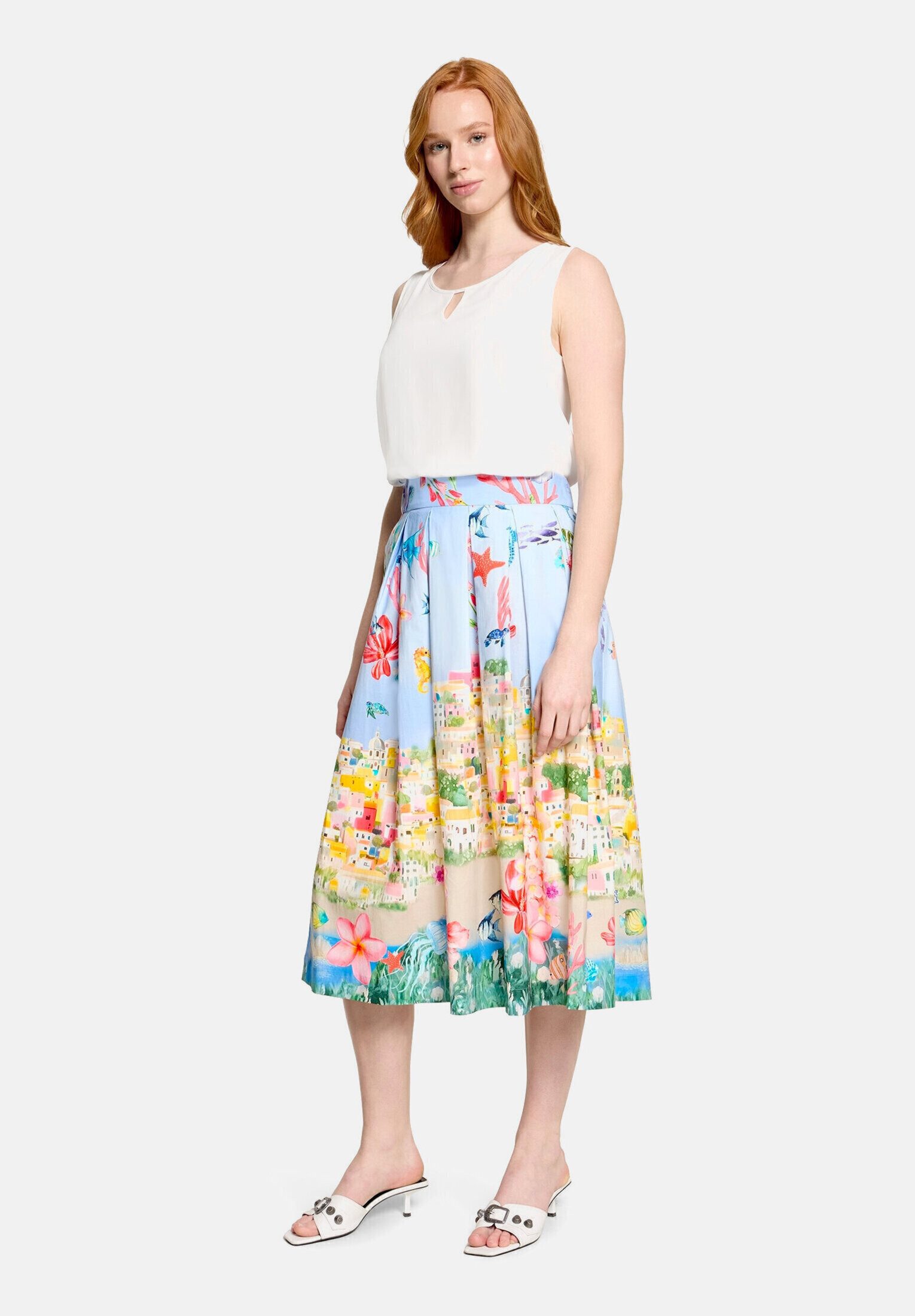 Vera Mont Maxirock Damen mit Gummizug