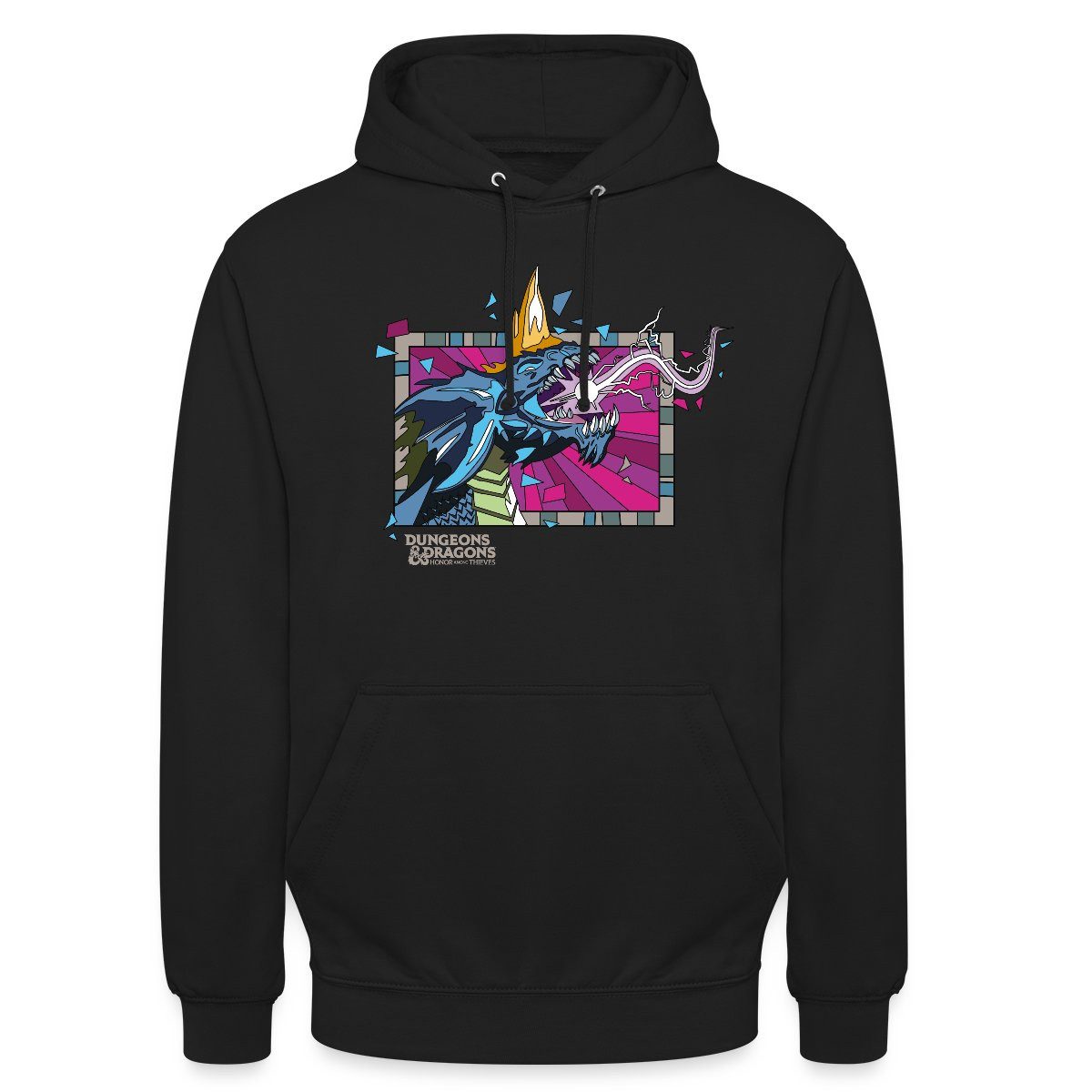 Hoodie Dungeons & Dragons DND Blauer Drache Unisex Hoodie