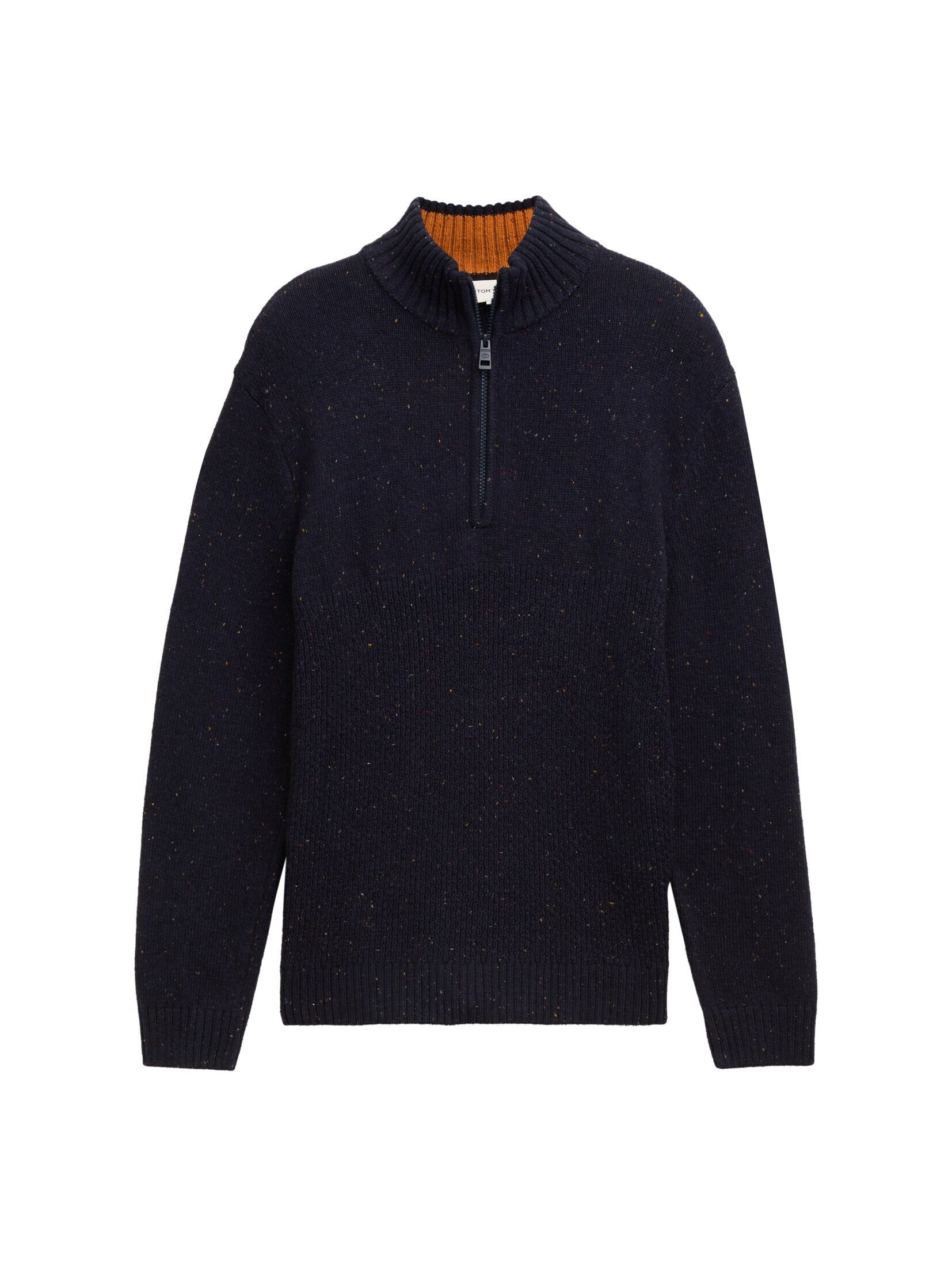 TOM TAILOR Strickpullover Troyer Pullover mit günstig online kaufen