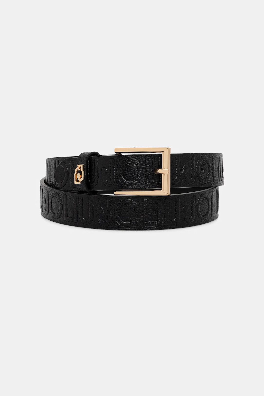 Liu Jo Ledergürtel - Damen Gürtel schwarz - 3 cm Hüftgürtel - Kunstledergür günstig online kaufen