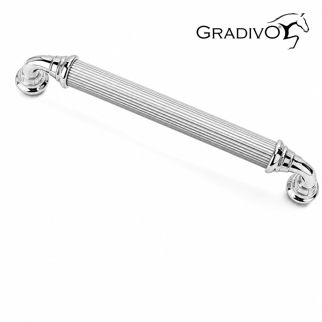 Gradivo Möbelgriff Schrankgriff Bügelgriff 918 - Chrom, 96 mm