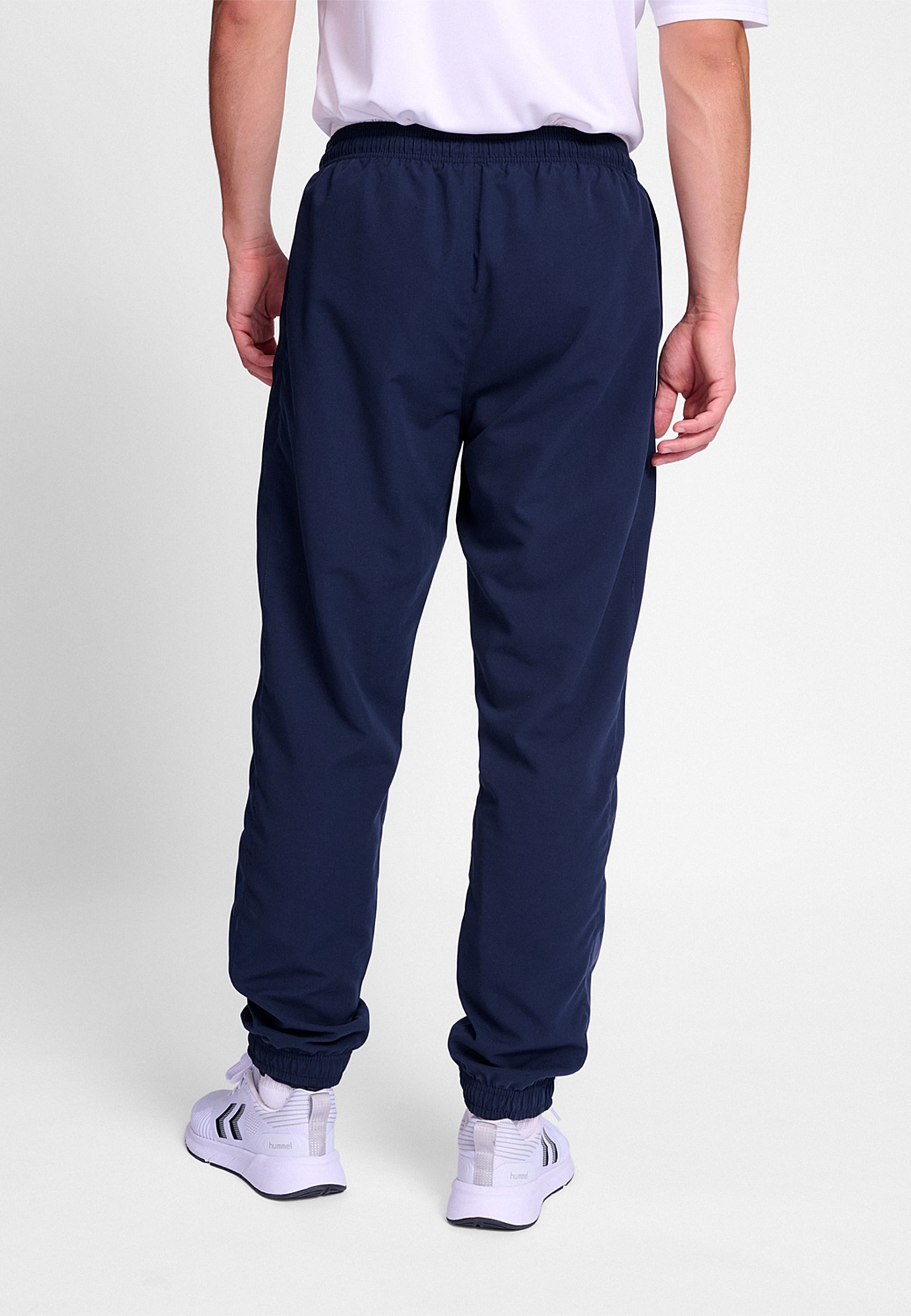hummel Jogginghose Sporthose mit elastischem Bund für Herren Normal Fit unifarben atmungsaktiv Kordel sportlich-Style