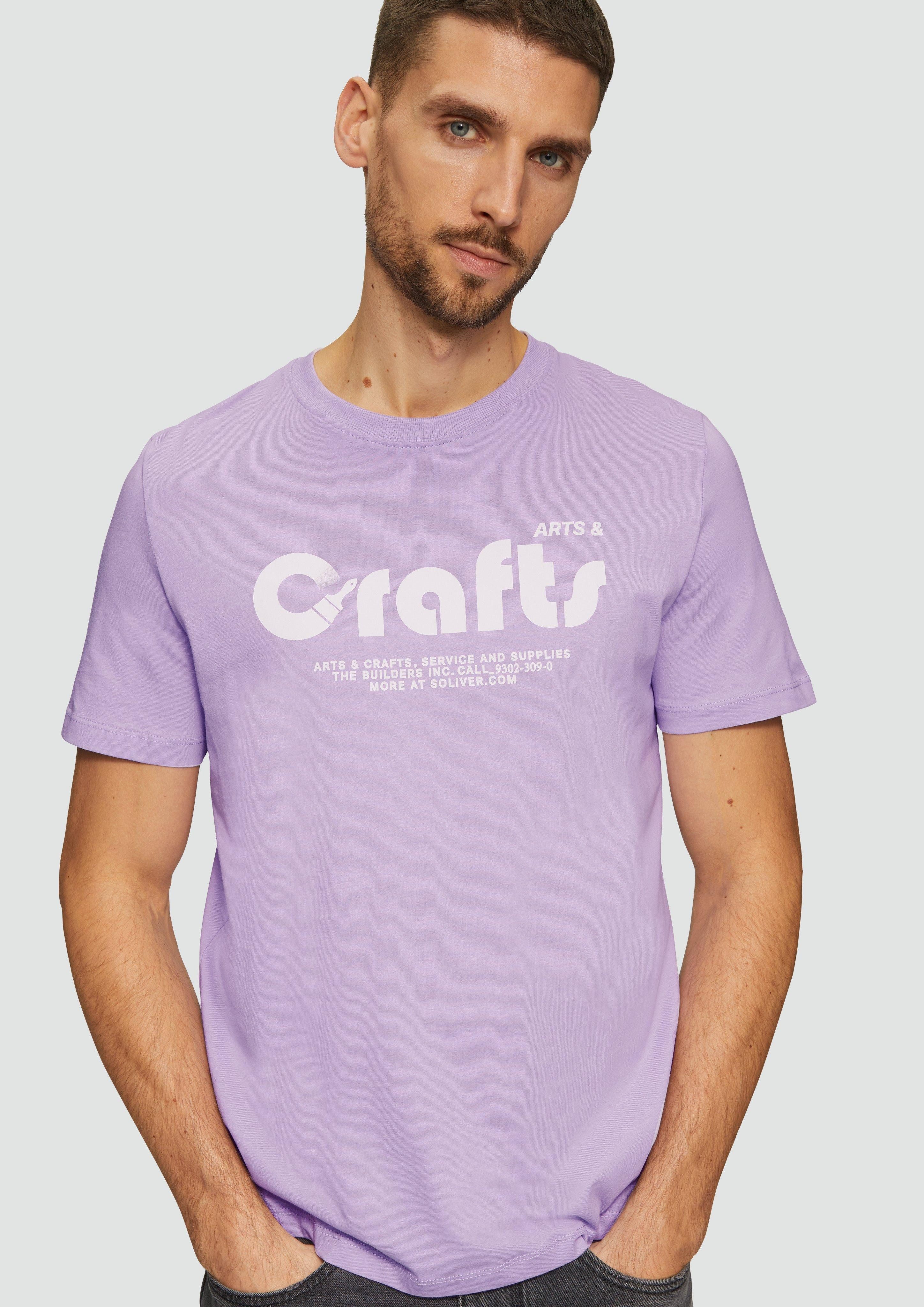 s.Oliver Kurzarmshirt T-Shirt mit Crew Neck günstig online kaufen