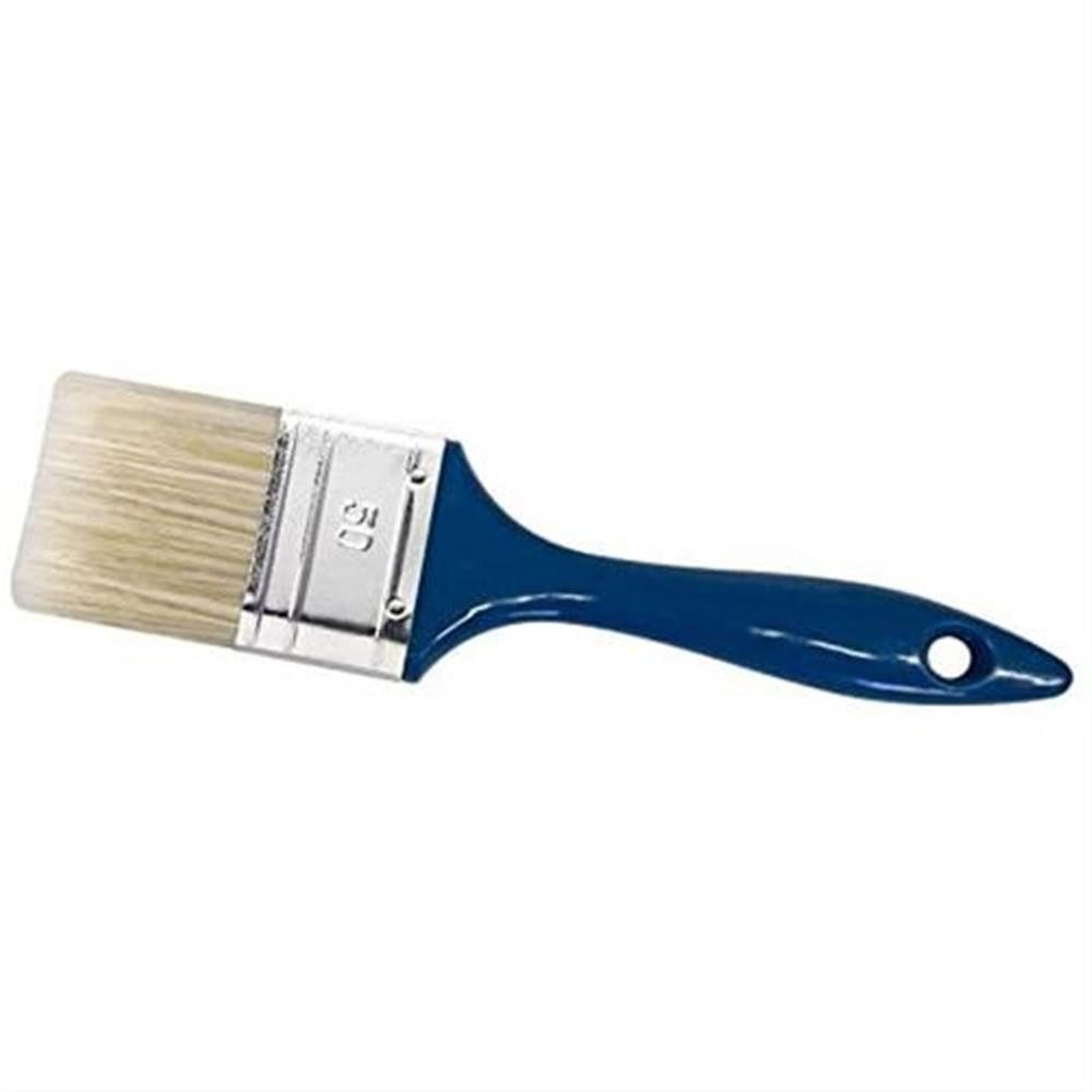 mako Lackierpinsel Lack-Flachpinsel, 30 mm (Breite), helle Borstenmischung