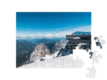 puzzleYOU Puzzle Gipfel der Zugspitze - höchste Berg Deutschlands, 48 Puzzleteile, puzzleYOU-Kollektionen Zugspitze