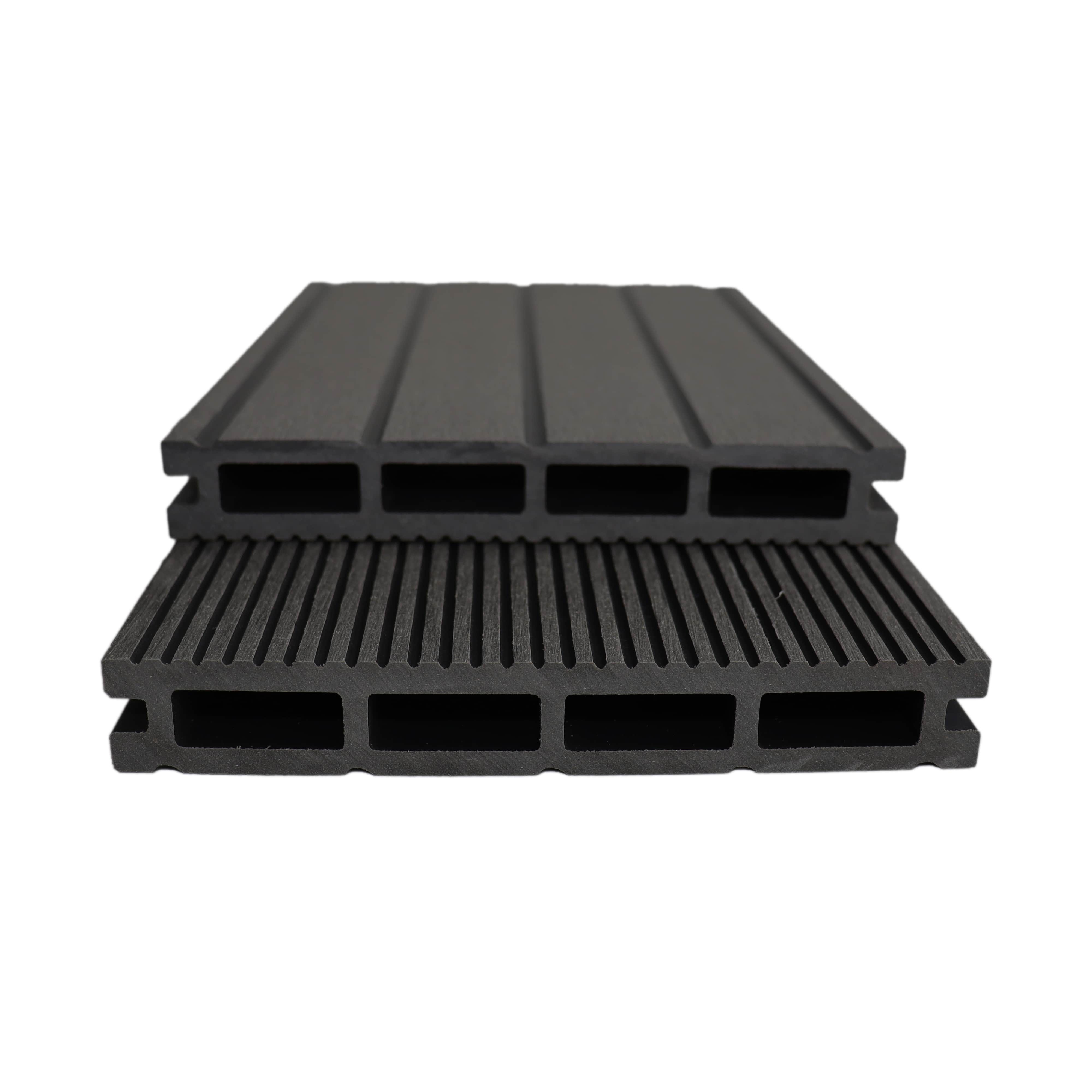Endorphin Terrassendielen ® 12m² Anthrazit WPC Terrassendielen Komplettset