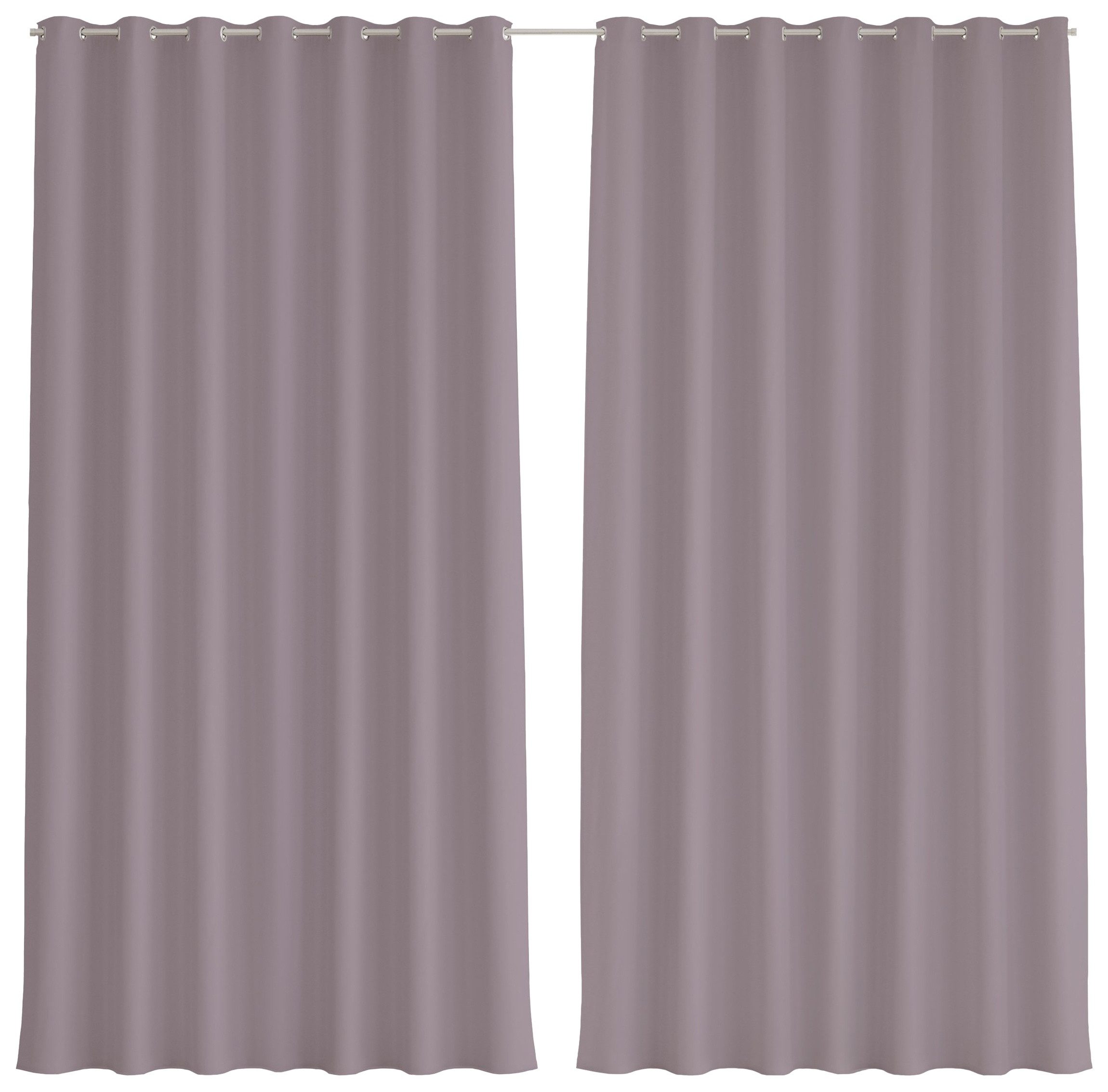 Bilderdepot24 Outdoorvorhang Wetterfest Gardinen Modern Einfarbig Feminine Fig (2 St), Ösen, blickdicht, Outdoor-geeigneter Vorhangstoff 370 g/m², Outdoor Vorhang Balkon Terrasse Verdunkelungs Vorhänge Sonnenschutz