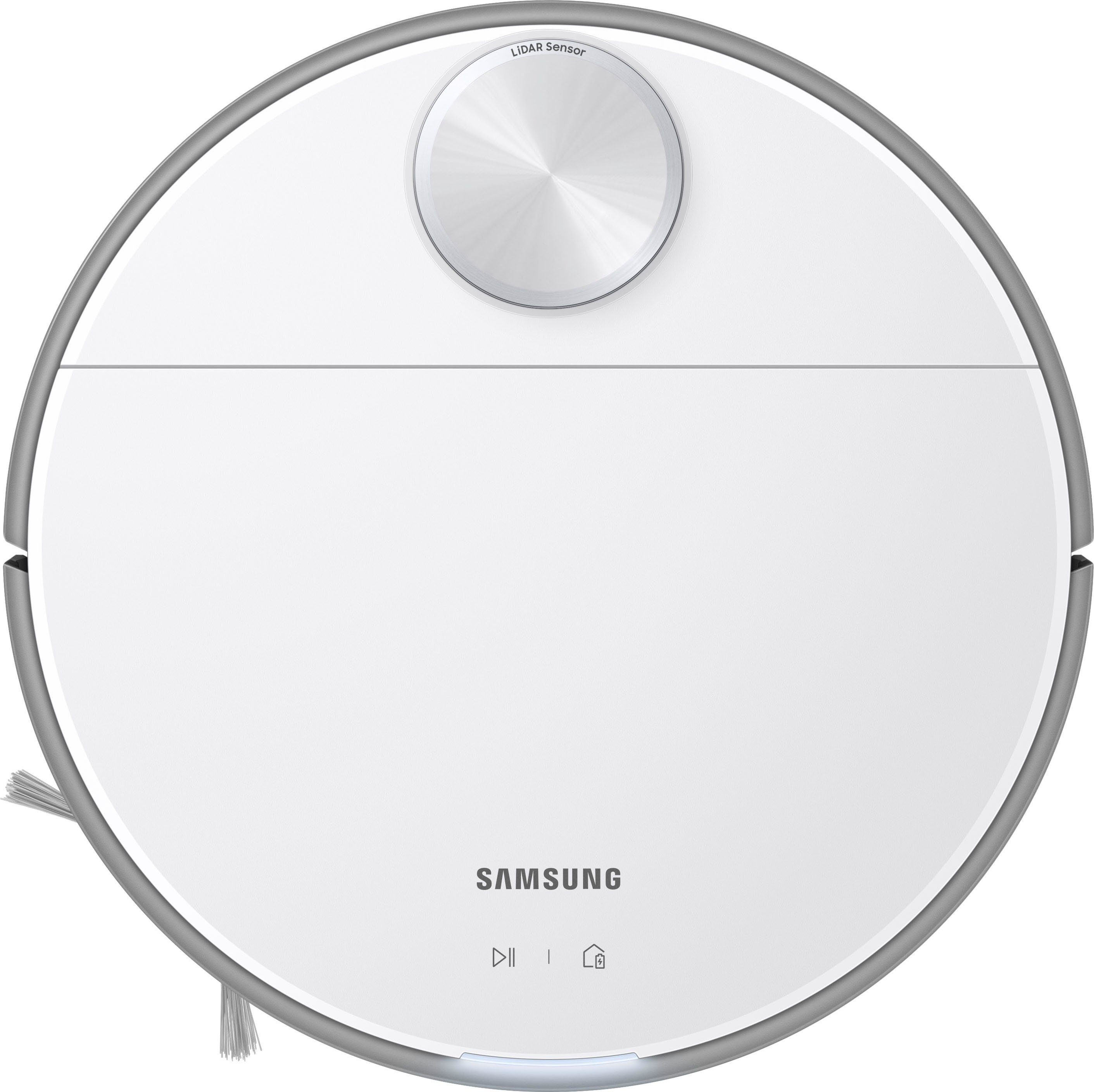 Samsung Saugroboter Jet Bot+ VR30T85513W/WA mit Wischfunktion, 60 W, beutellos, mit Clean Station und LiDAR Sensor