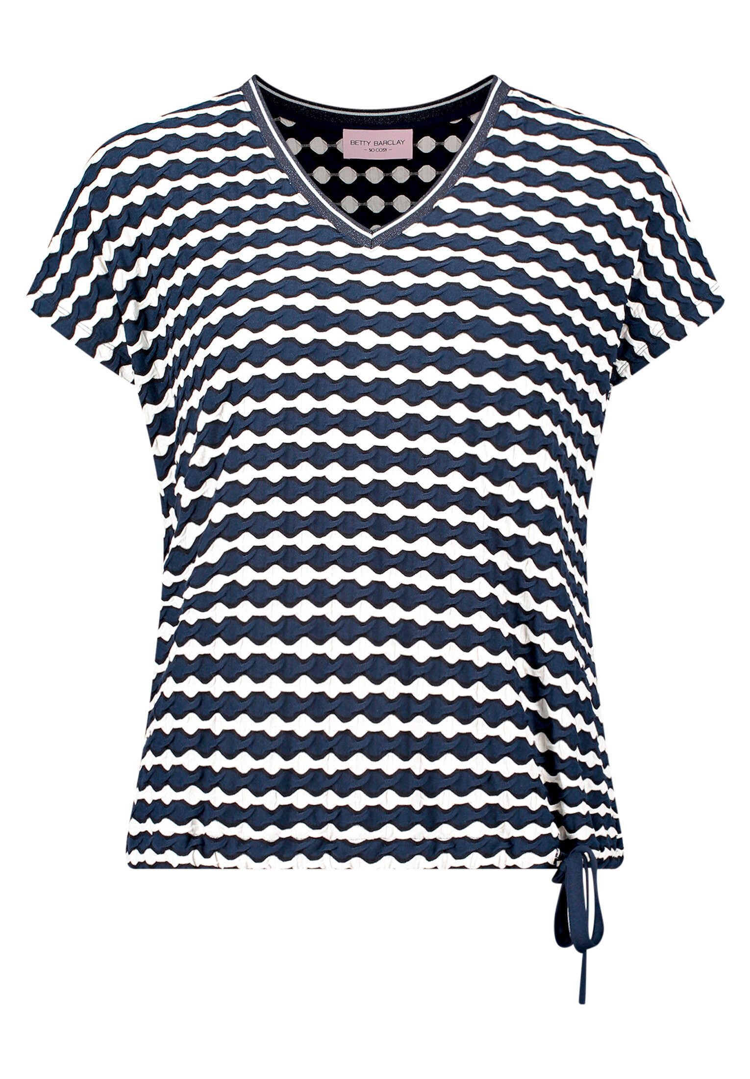 Betty Barclay Kurzarmshirt Damen mit Tunnelzug (1-tlg)
