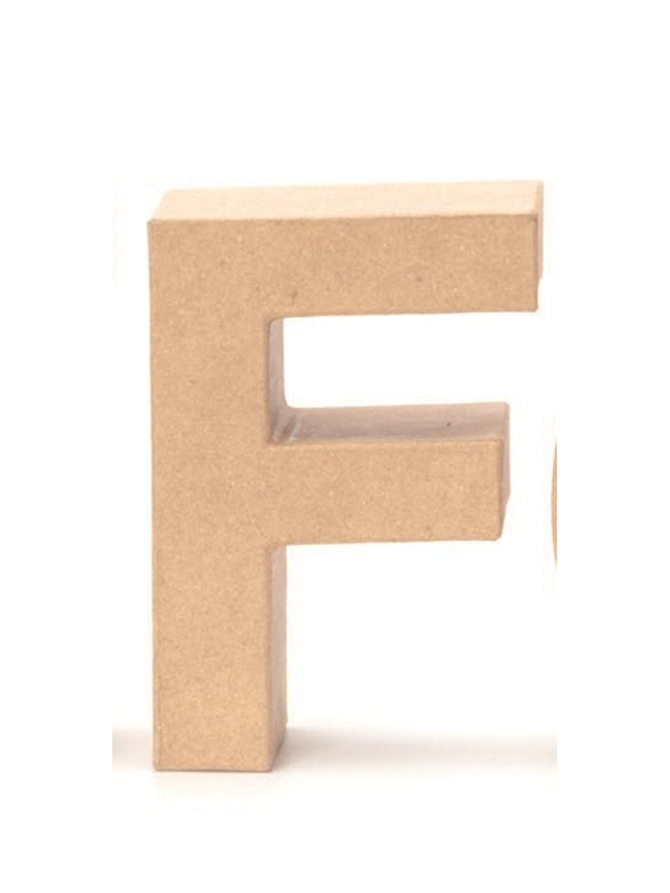 Glorex Dachpappe Glorex Papp-Buchstabe F 17,5 x 5,5 cm