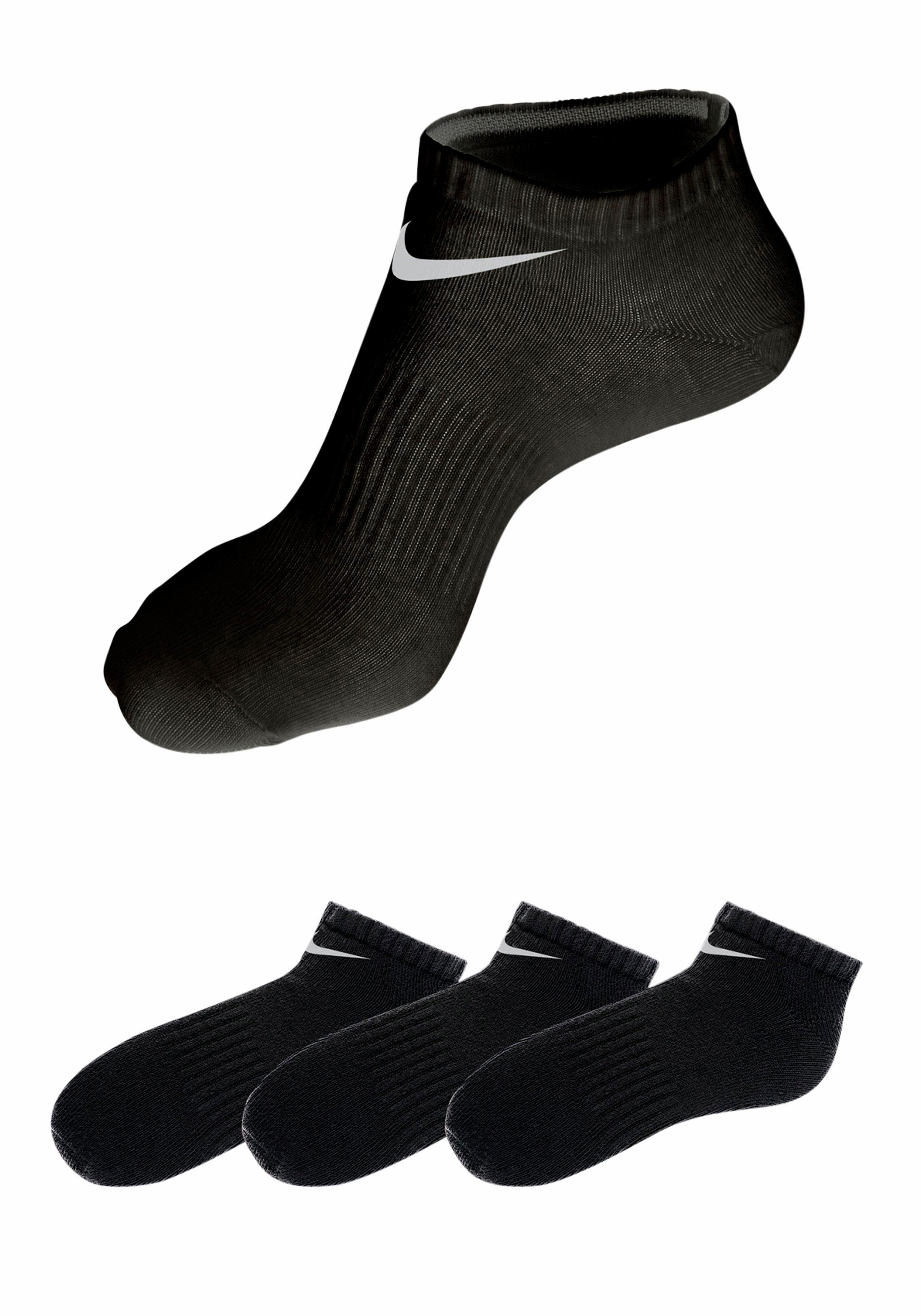 Nike Sneakersocken SX7678-010 (3-Paar) mit Mittelfußgummi