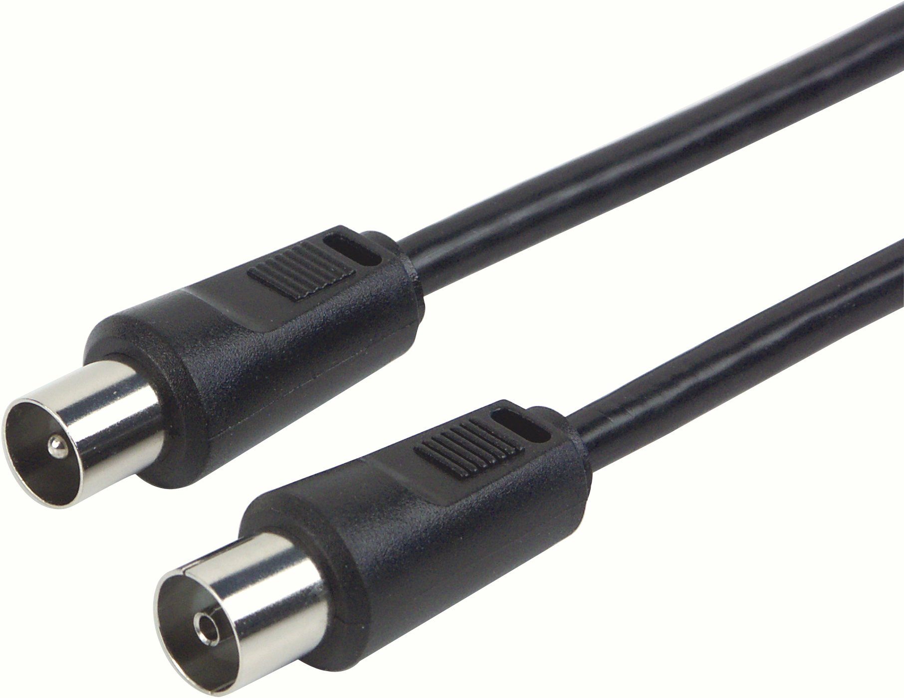 (150 Schwaiger SAT-Kabel, KVK215 cm), Stecker, IEC 2-fach geschirmt 053