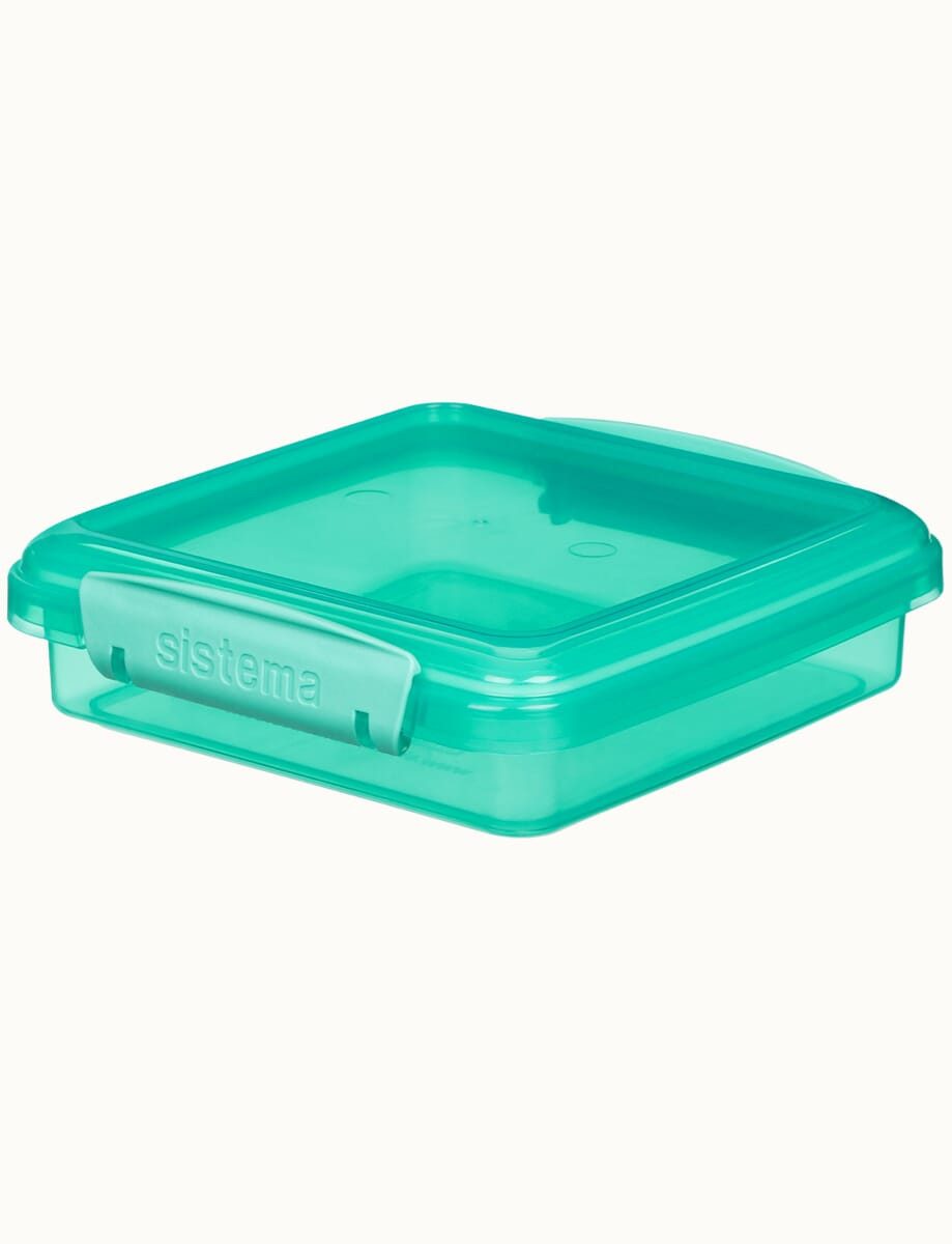 sistema Aufbewahrungsbox Sistema 450ml Sandwich Box - Teal