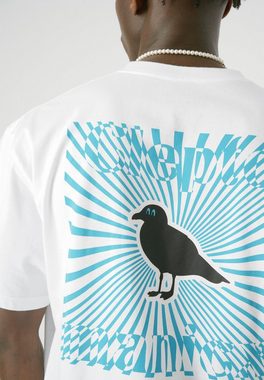 Cleptomanicx T-Shirt Gull Delic mit lässigem Backprint
