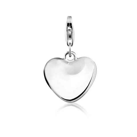 Nenalina Charm-Einhänger Herz-Anhänger Symbol Basic Liebe Love 925 Silber